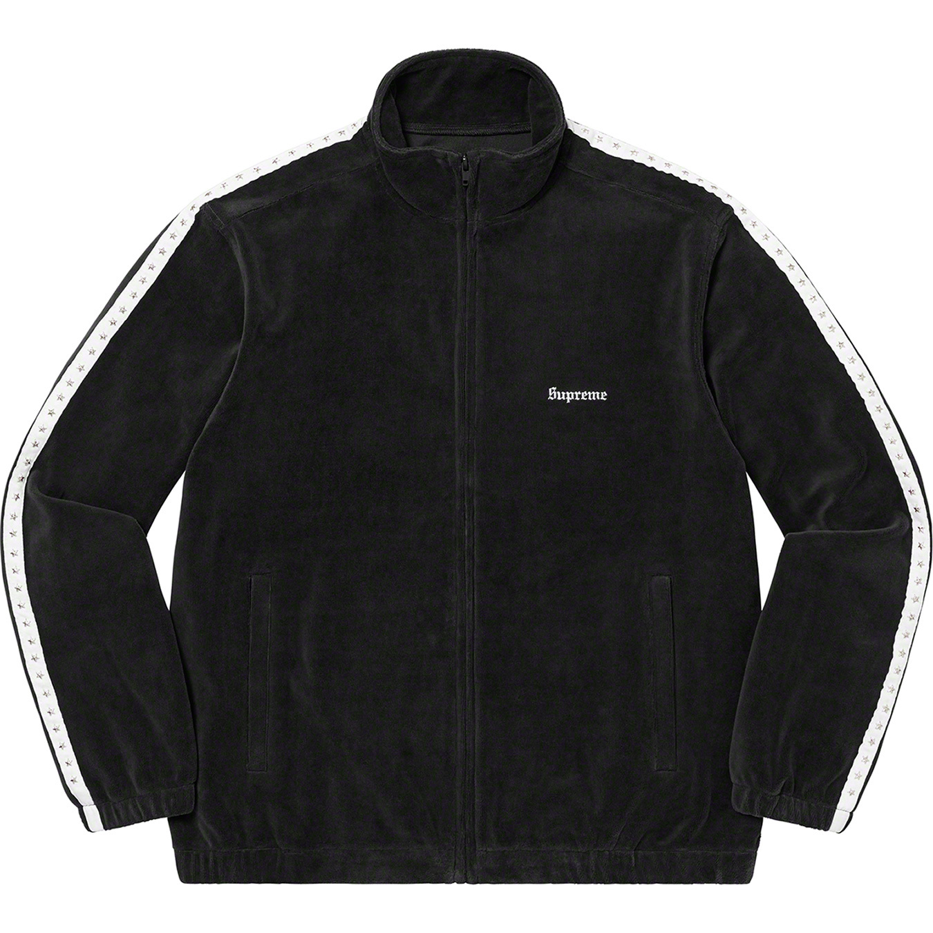 Studded Velour Track Jacket