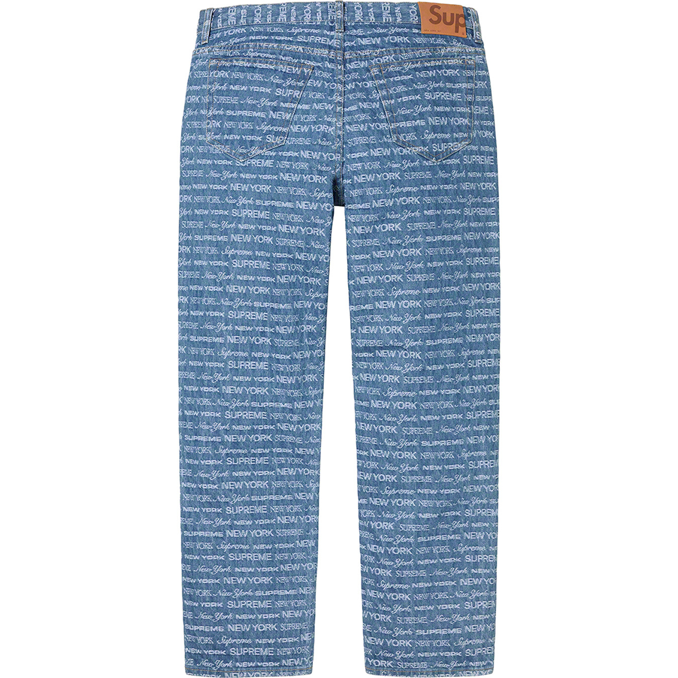 Multi Type Jacquard Regular Jean