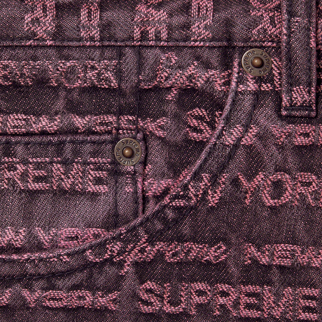 Multi Type Jacquard Regular Jean