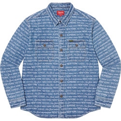 Multi Type Jacquard Denim Shirt