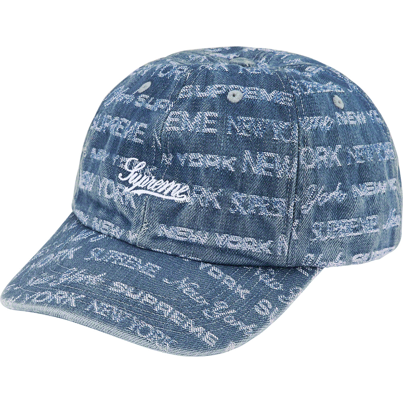 Multi Type Jacquard Denim 6-Panel