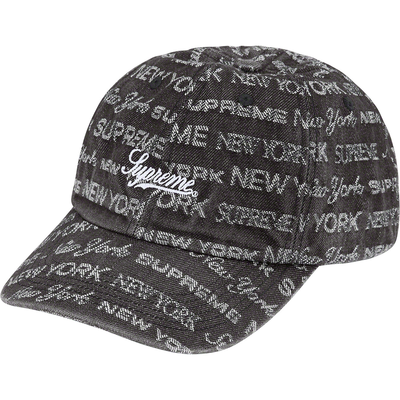 Multi Type Jacquard Denim 6-Panel