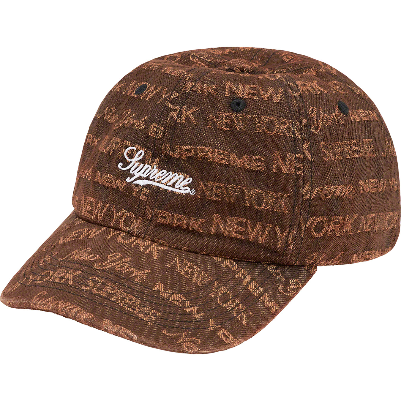 Multi Type Jacquard Denim 6-Panel