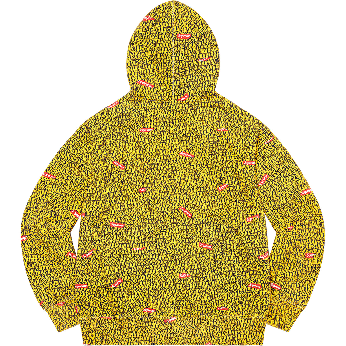 Supreme/IRAK Zip UP Hooded Sweatshirt