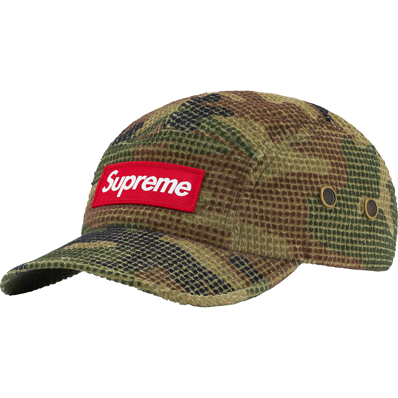Camo Grid Velvet Camp Cap