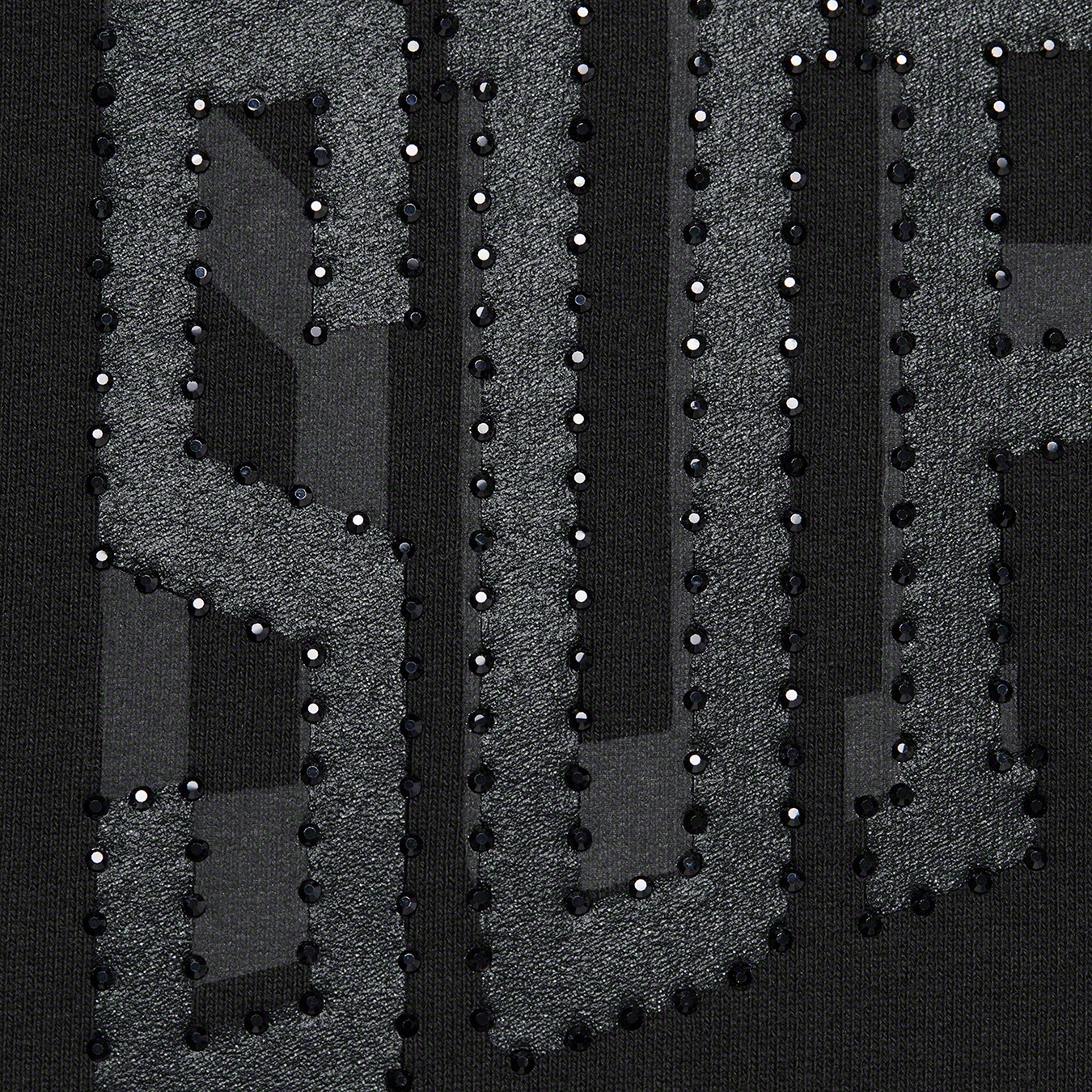 Rhinestone Shadow Hooded Sweatshirt