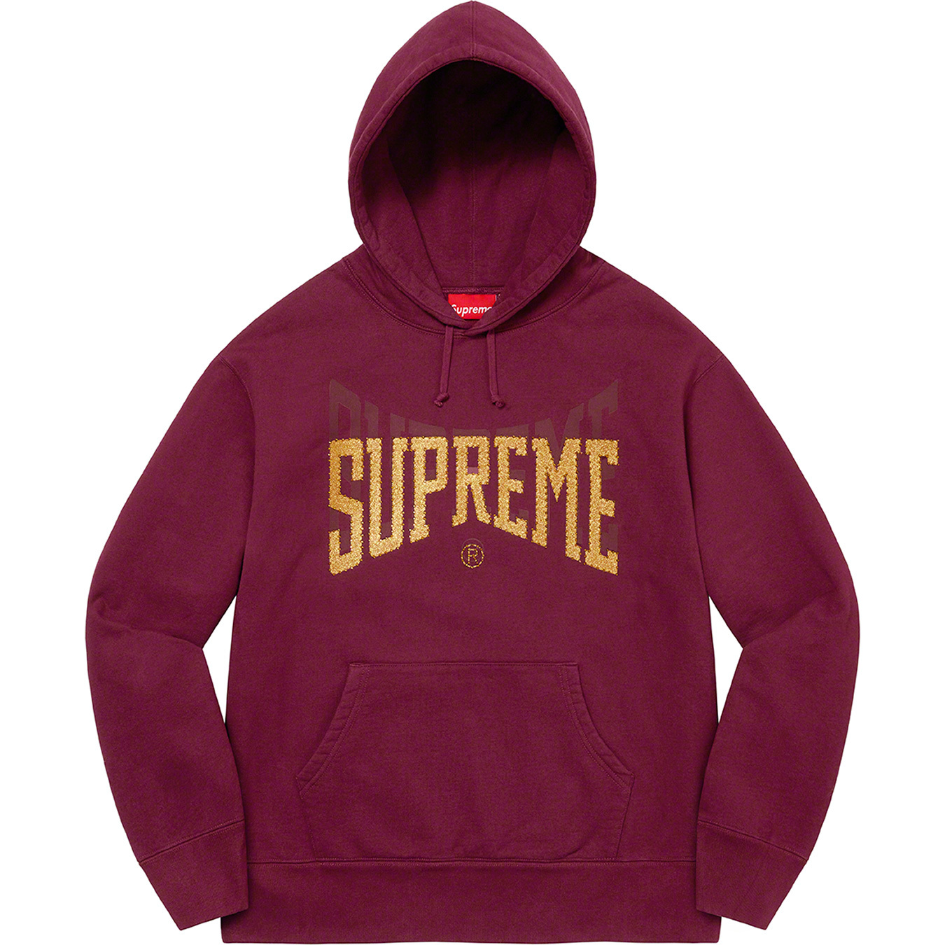 Rhinestone Shadow Hooded Sweatshirt