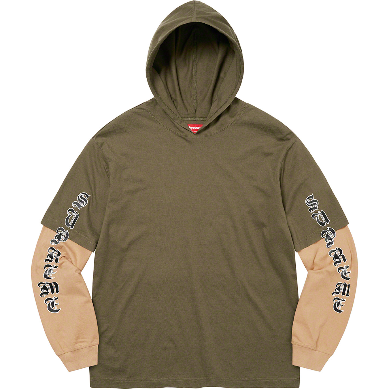 Layered Hooded L/S Top