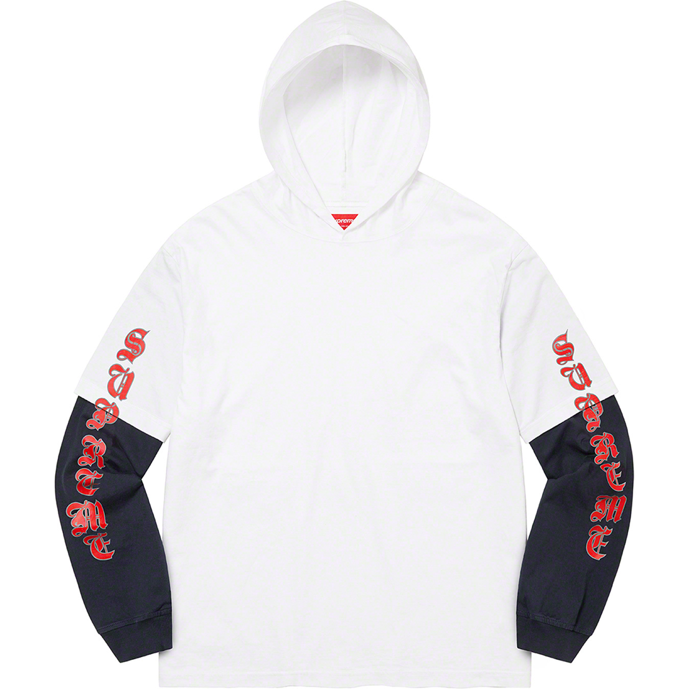 Layered Hooded L/S Top