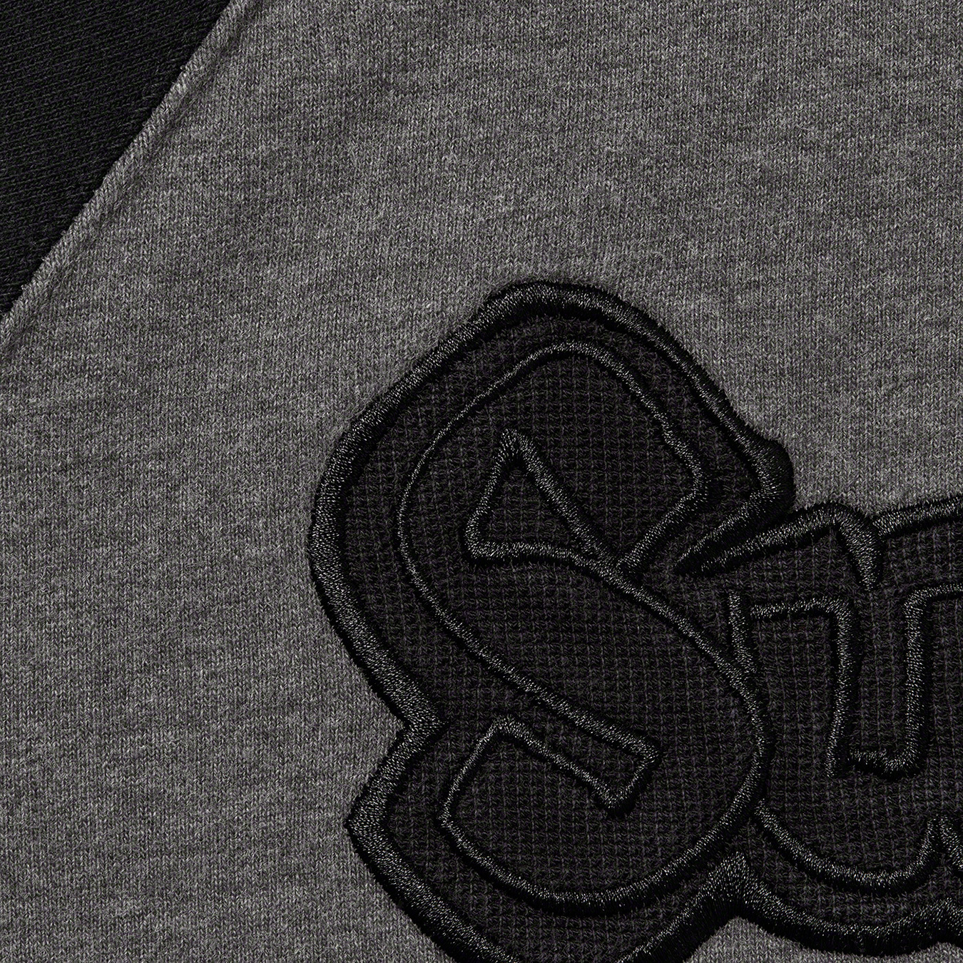 Gonz Appliqué Zip Up Hooded Sweatshirt