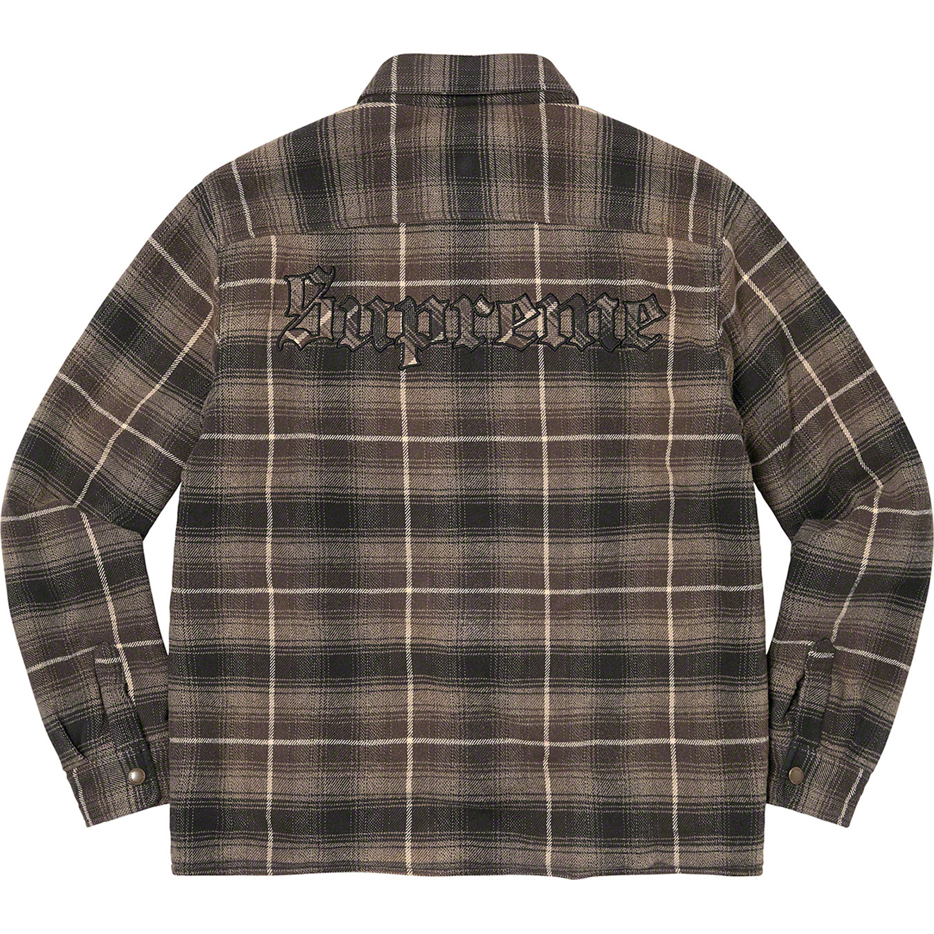 Shearling Lined Flannel Shirt