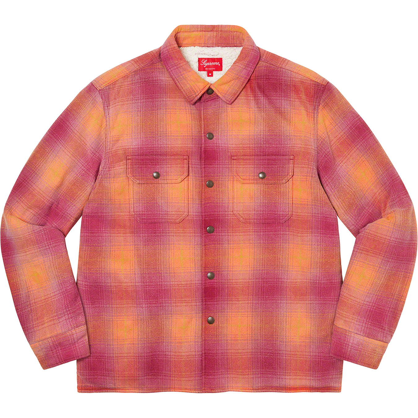Shearling Lined Flannel Shirt