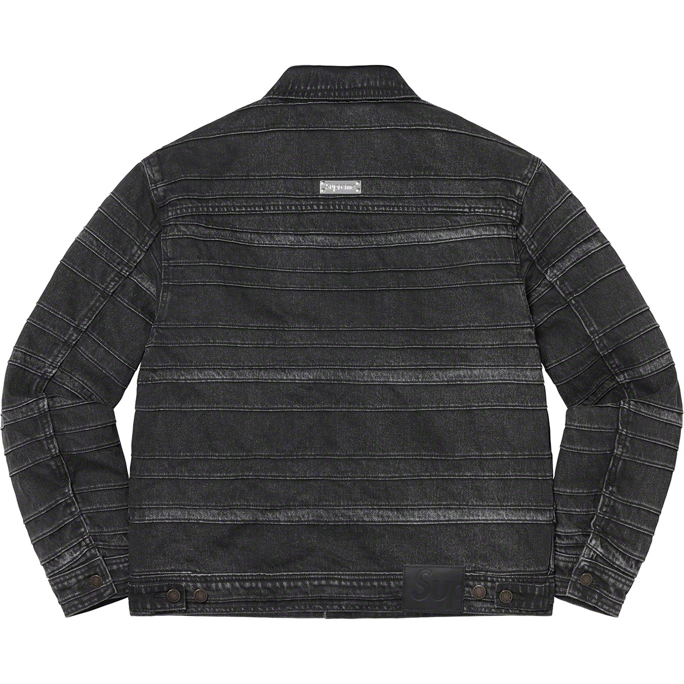 Layered Denim Trucker Jacket