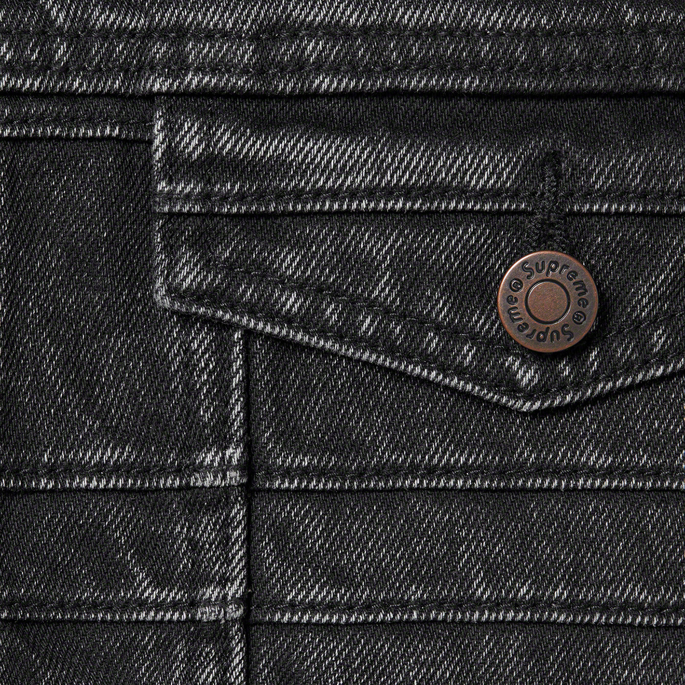 Layered Denim Trucker Jacket