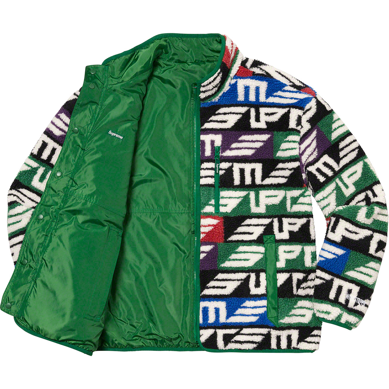 Geo Reversible WINDSTOPPER® Fleece Jacket