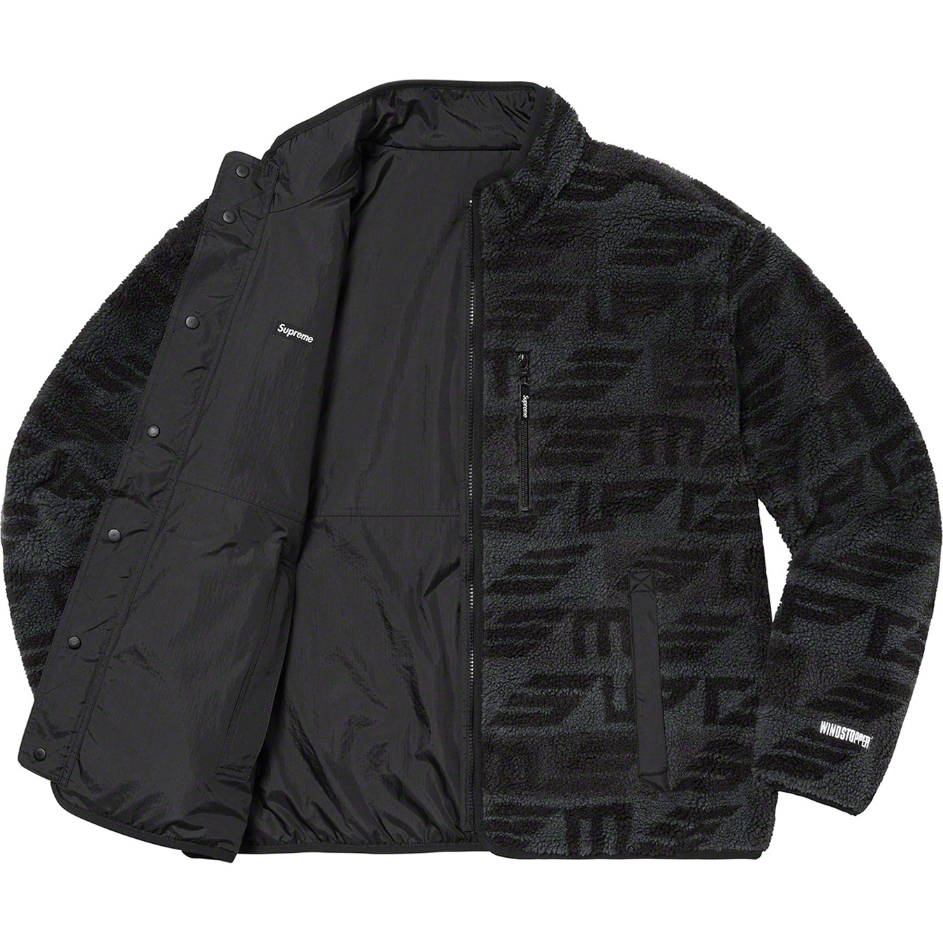 Geo Reversible WINDSTOPPER® Fleece Jacket