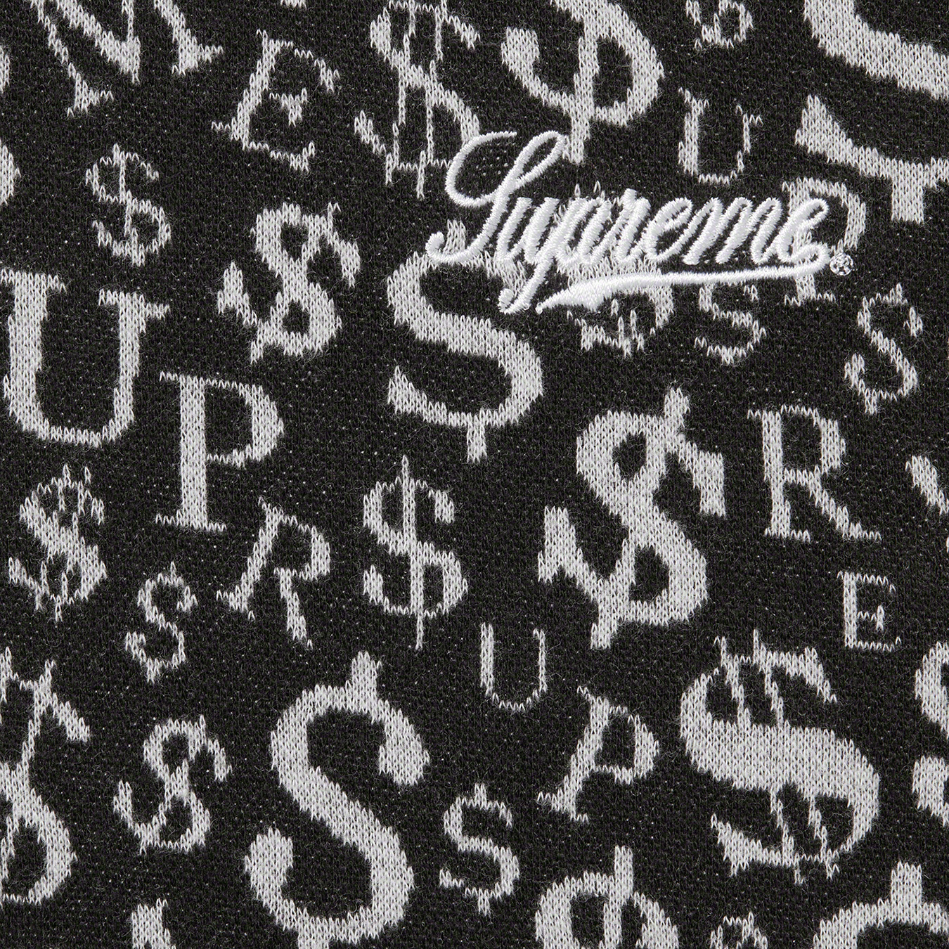 Currency Jacquard Zip L/S Polo