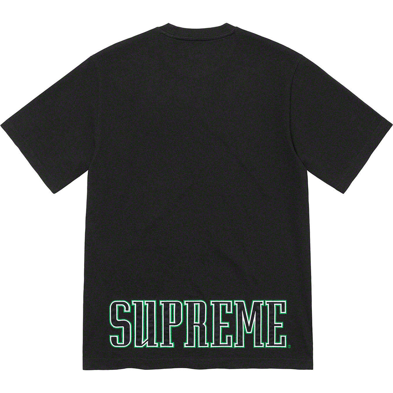 Contrast Appliqué S/S Top