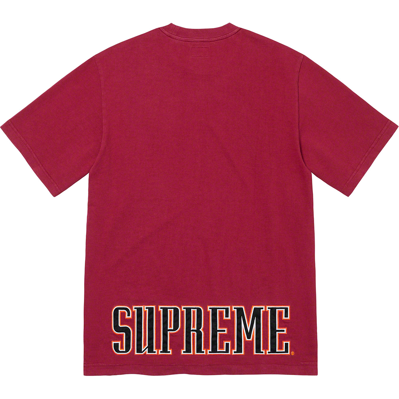 Contrast Appliqué S/S Top