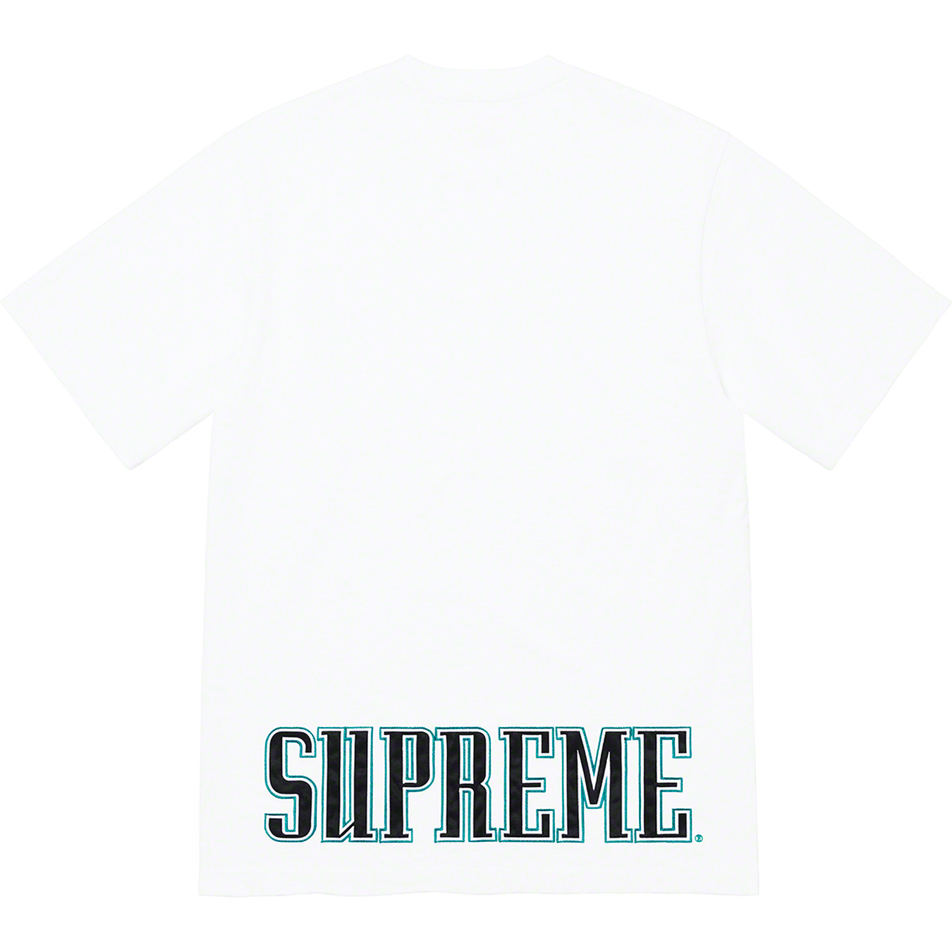 Contrast Appliqué S/S Top