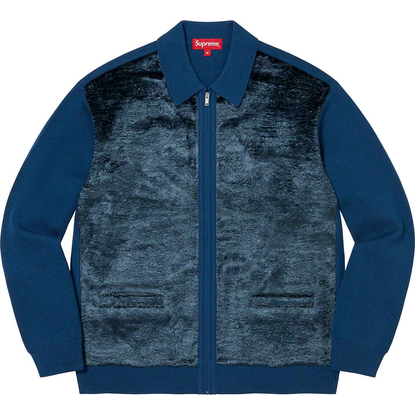 Faux Fur Zip Up Cardigan