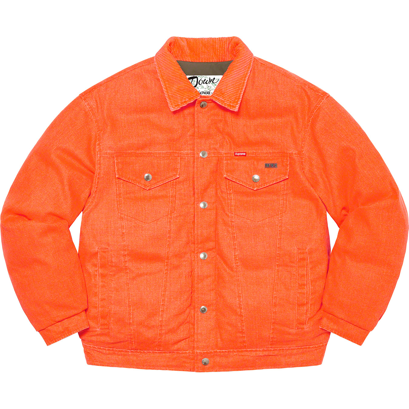 Supreme®/Schott® Canvas Down Trucker Jacket