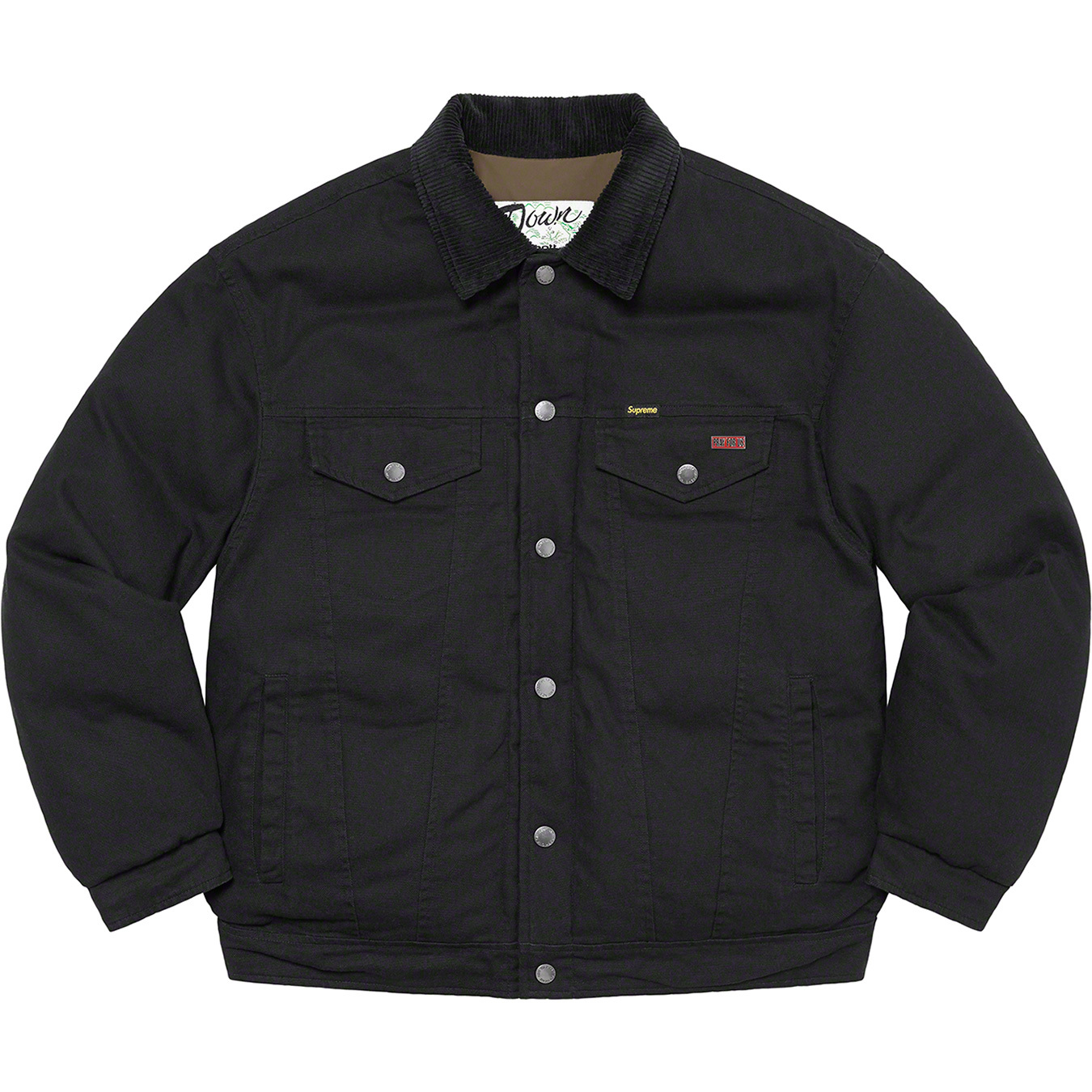 Supreme®/Schott® Canvas Down Trucker Jacket