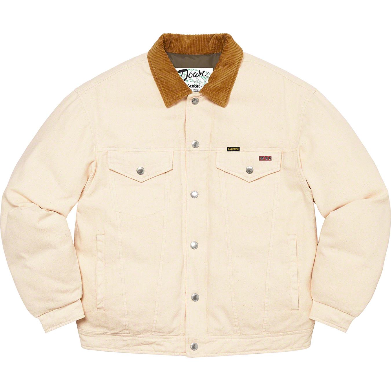 Supreme®/Schott® Canvas Down Trucker Jacket