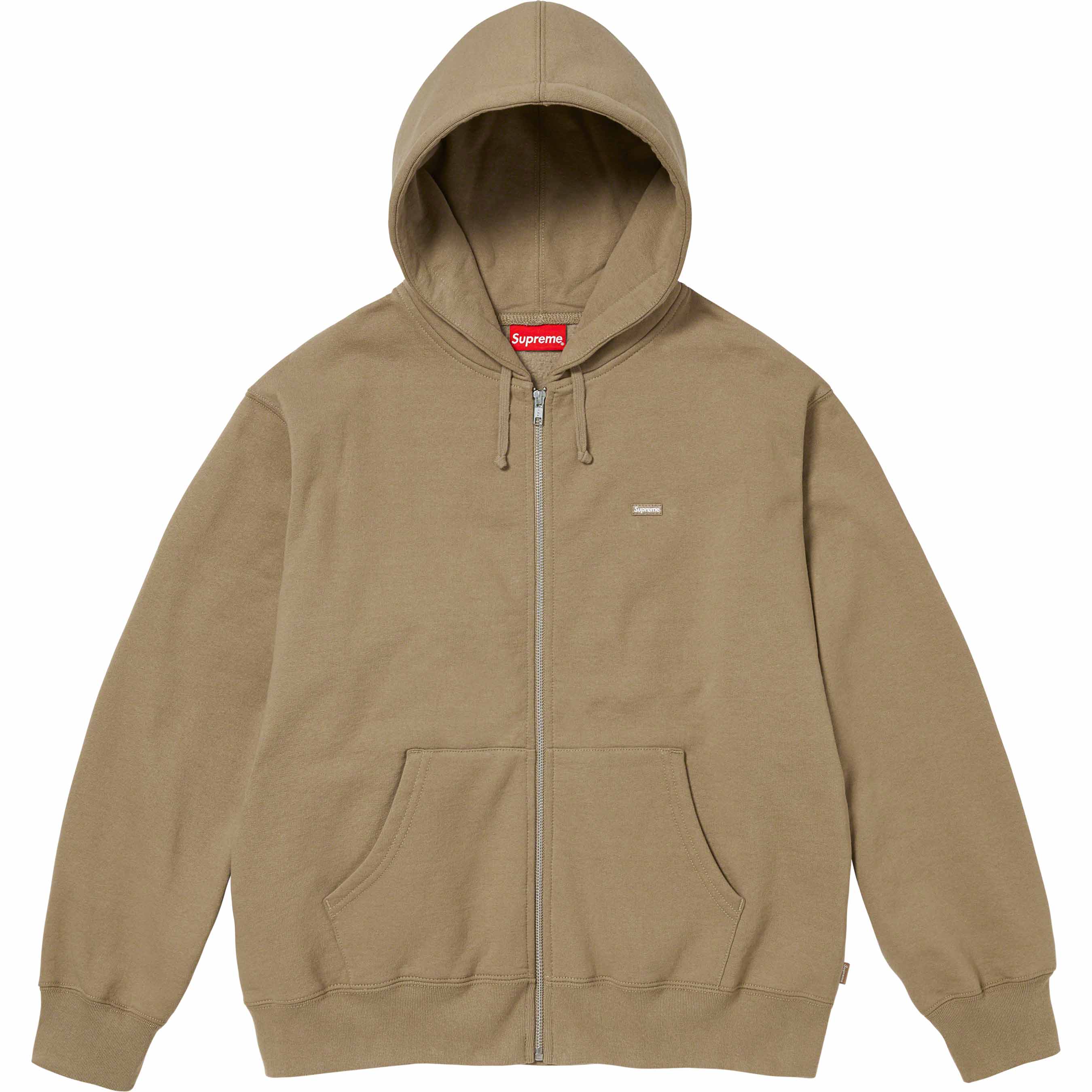 Small Box Zip Up Hooded Sweatshirt