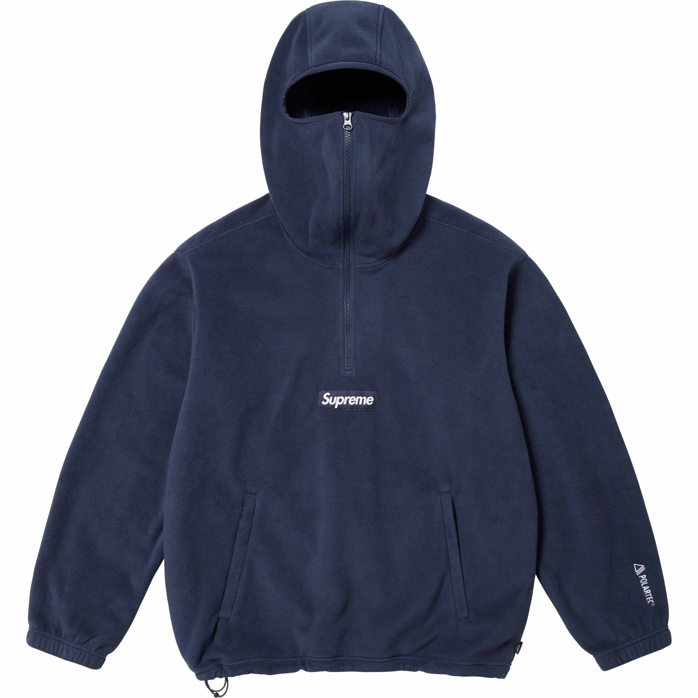 Polartec® Facemask Half Zip Hooded Sweatshirt