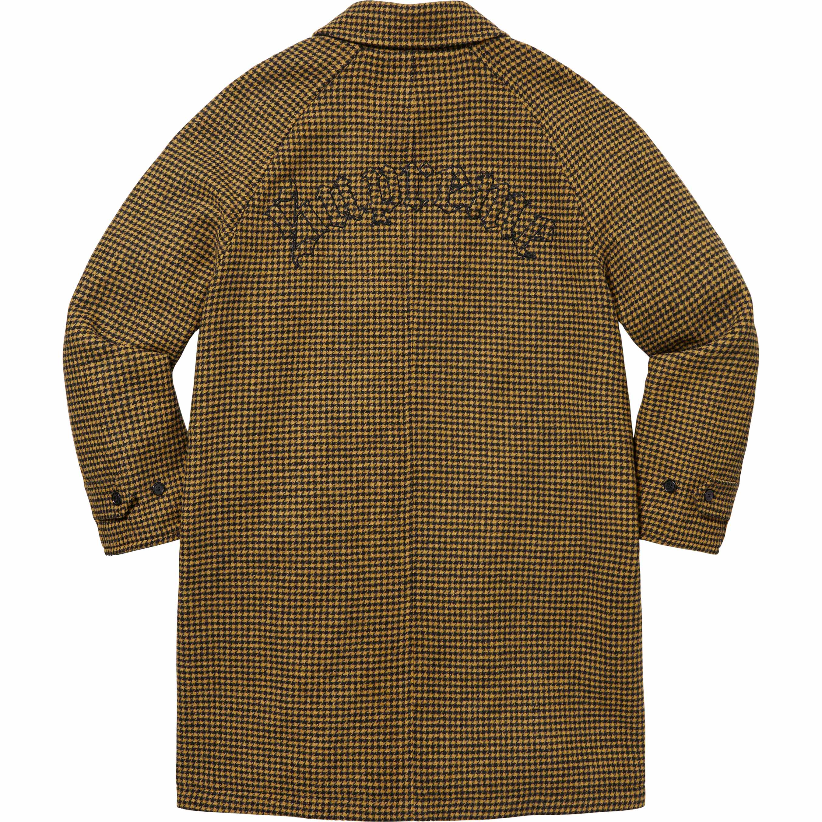 Reversible Houndstooth Overcoat