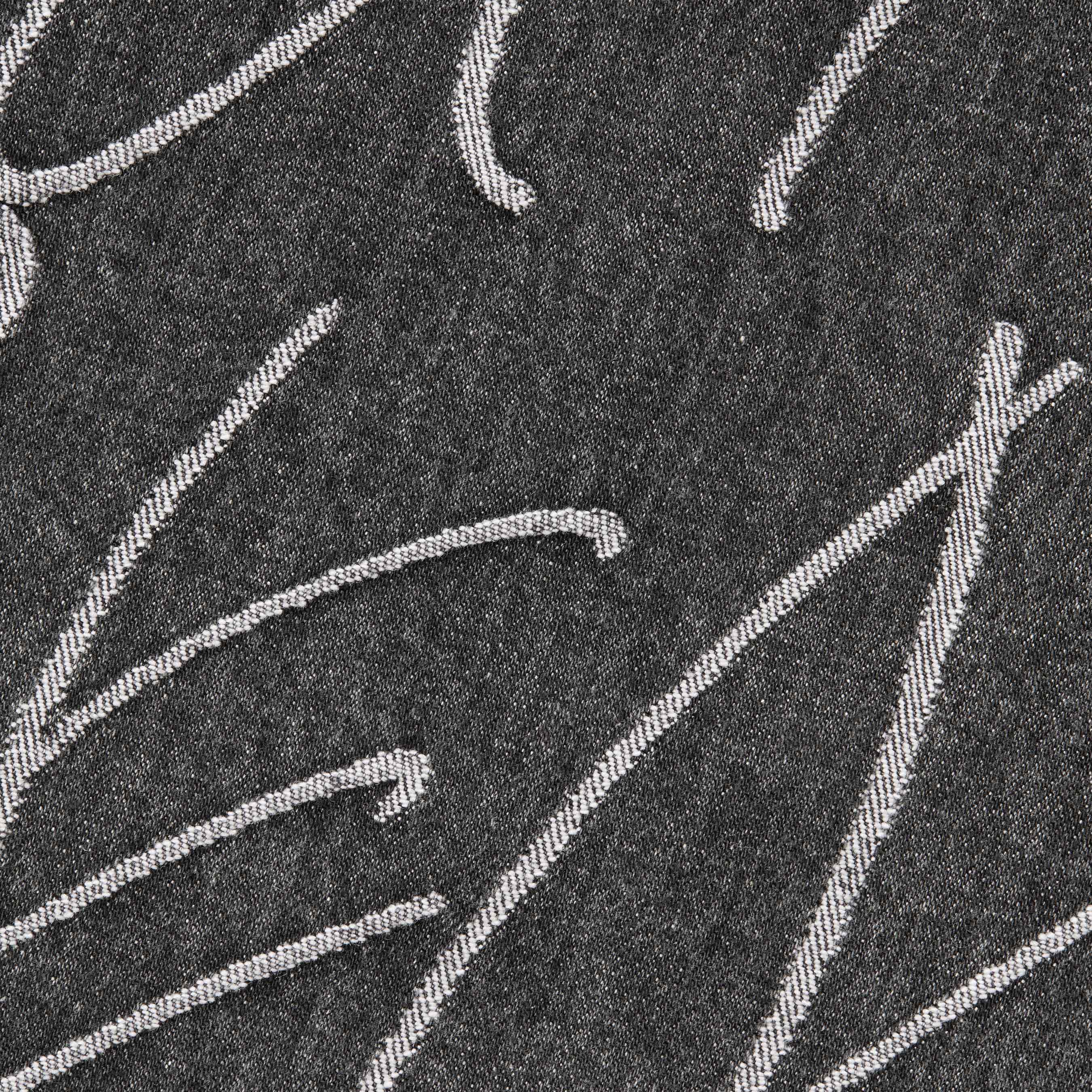 Handwriting Jacquard Denim Shirt
