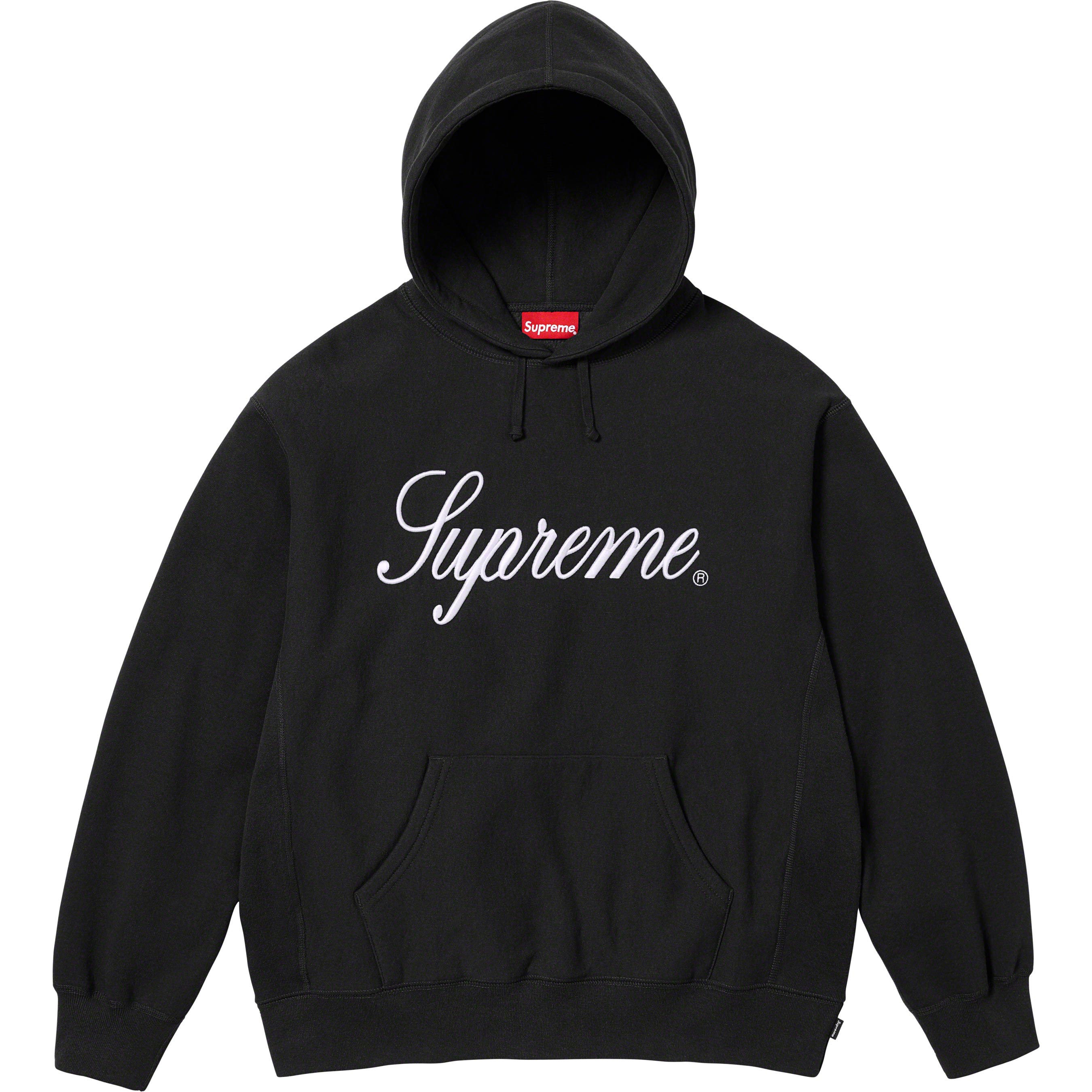 Raised Script Hooded Sweatshirt