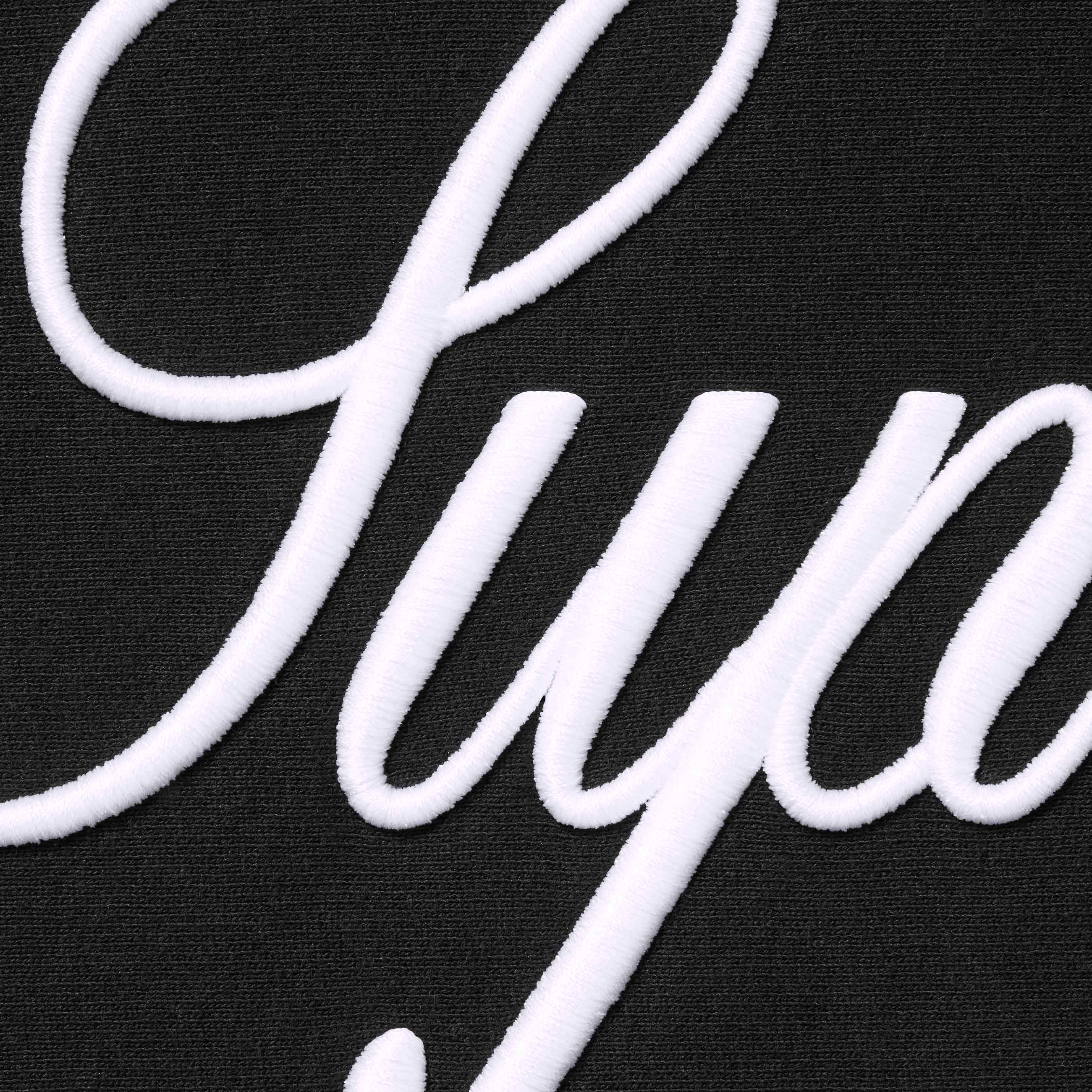 Raised Script Hooded Sweatshirt
