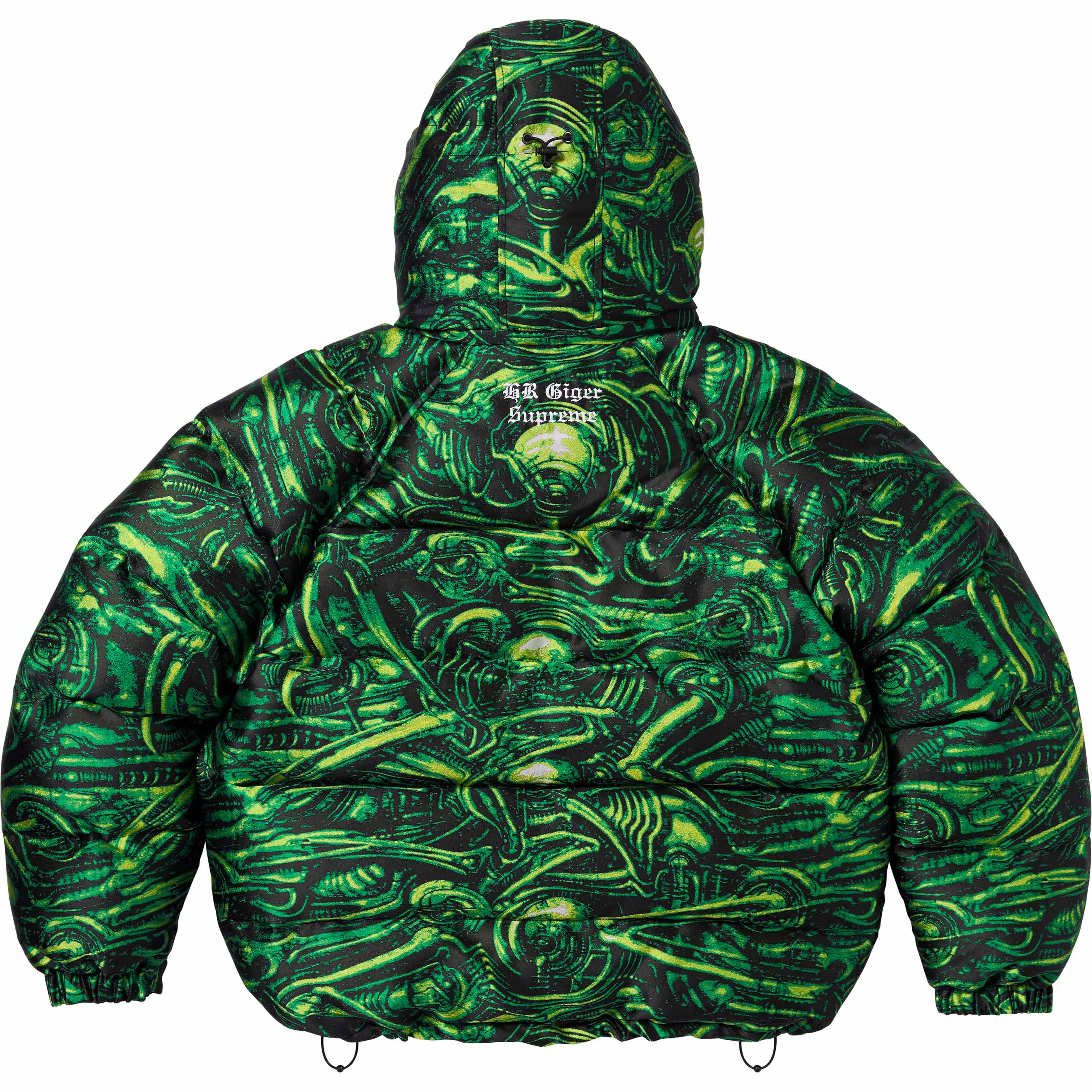 H.R. Giger Jacquard Down Puffer Jacket