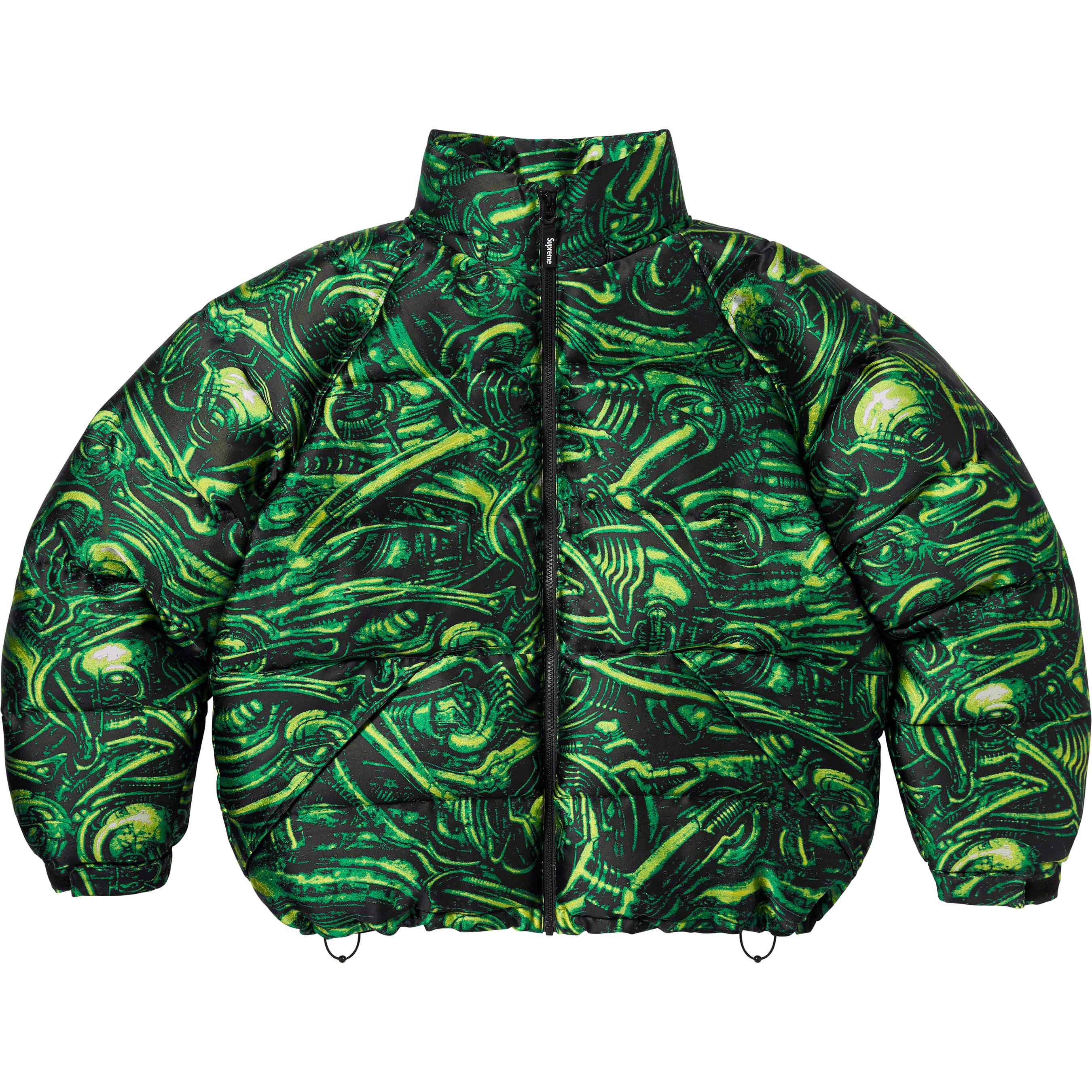 H.R. Giger Jacquard Down Puffer Jacket