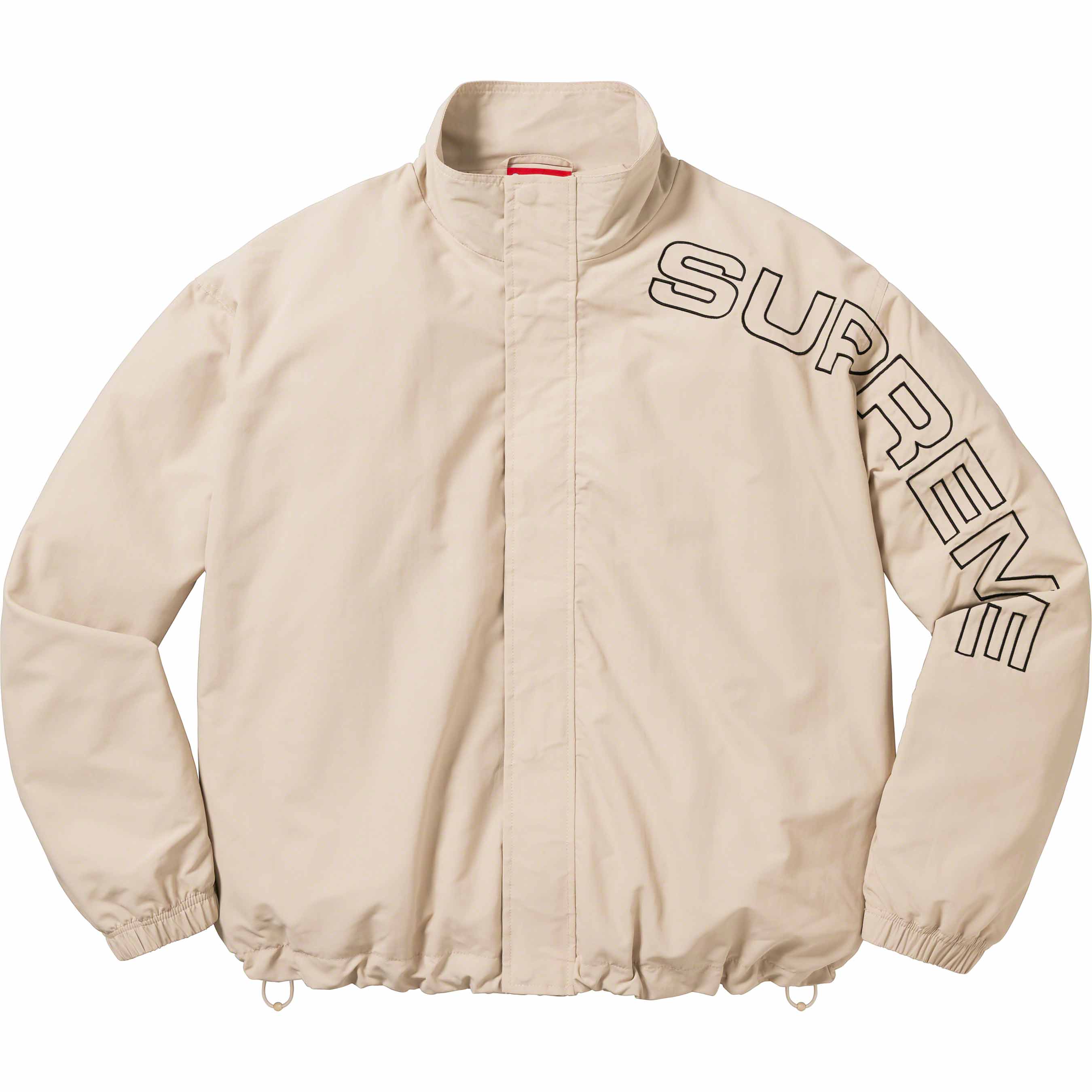 Spellout Embroidered Track Jacket