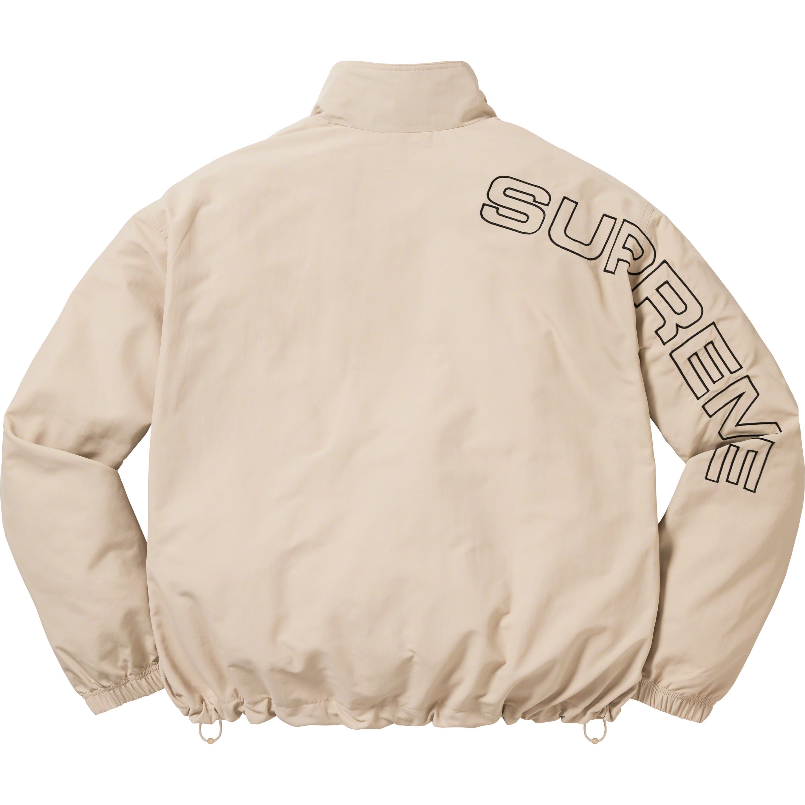 Spellout Embroidered Track Jacket