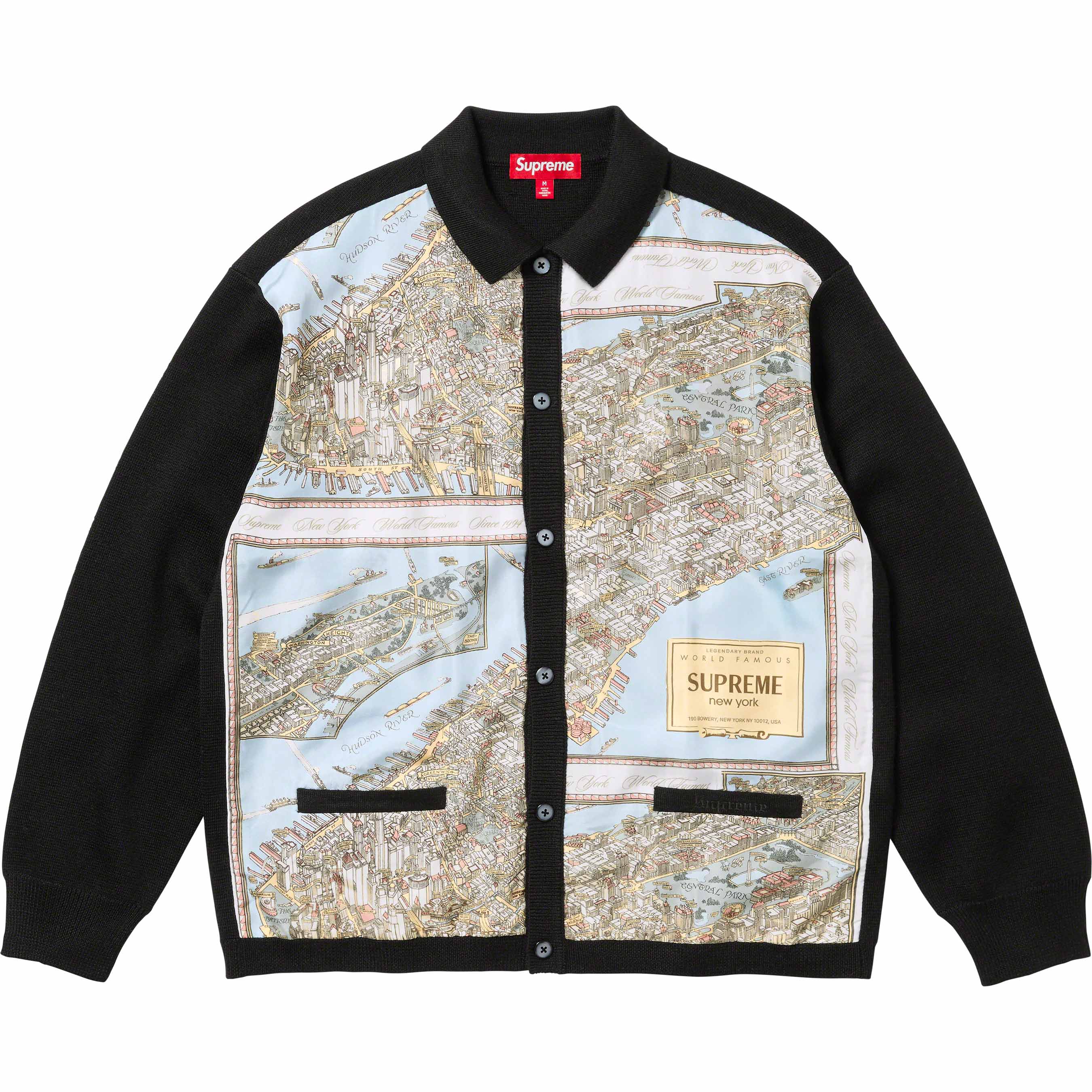 Silk Map Cardigan