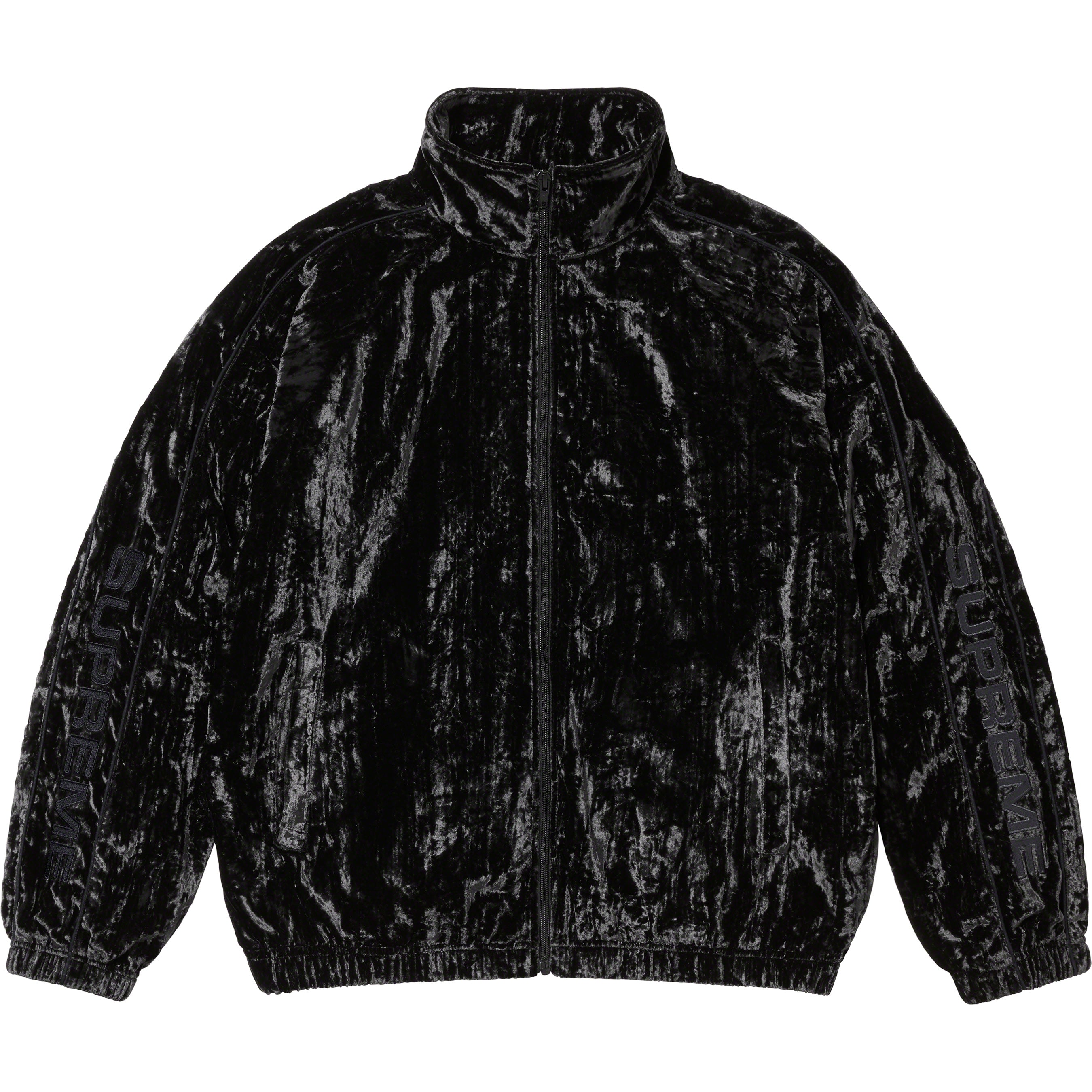 Crushed Velvet Track Jacket