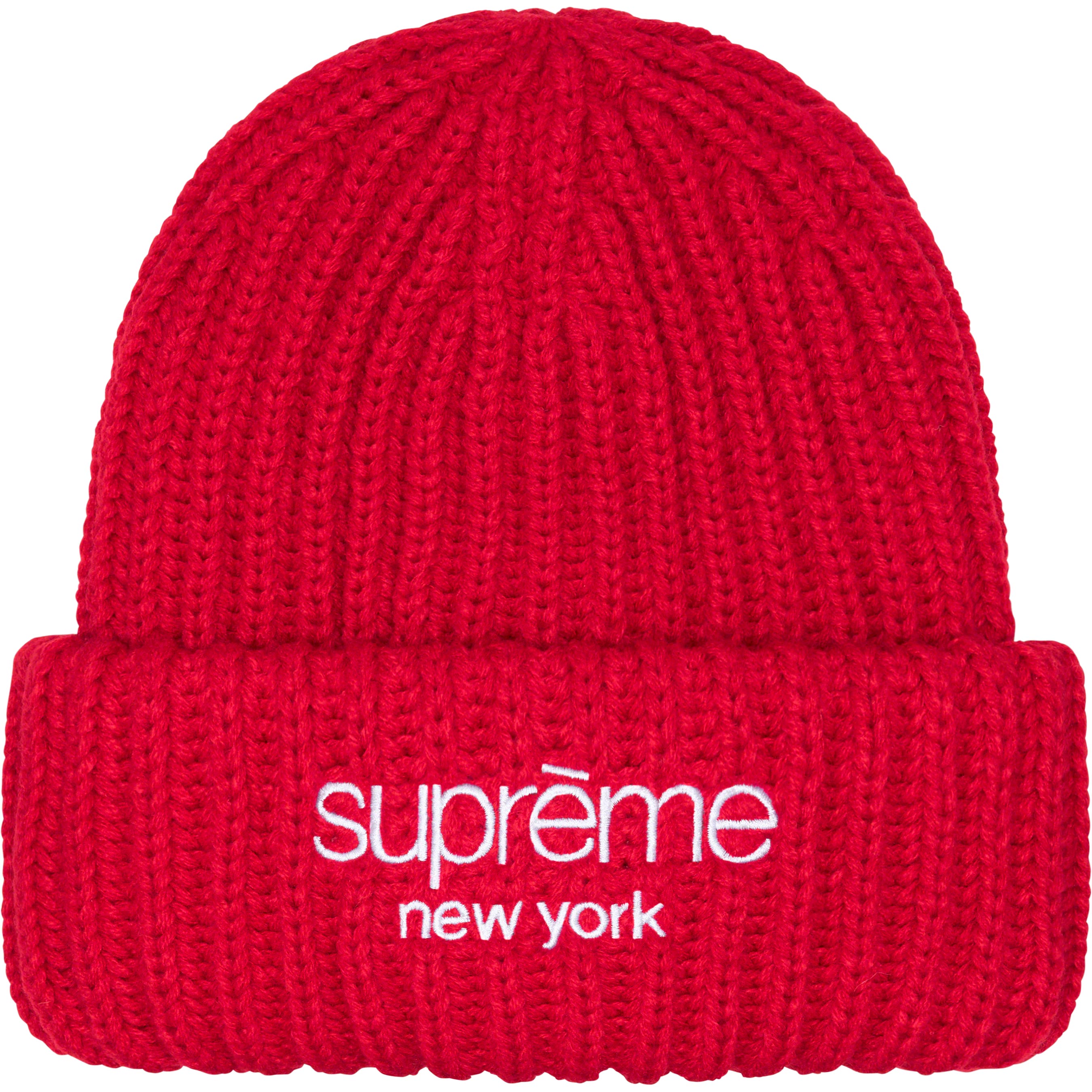 Classic Logo Chunky Ribbed Beanie