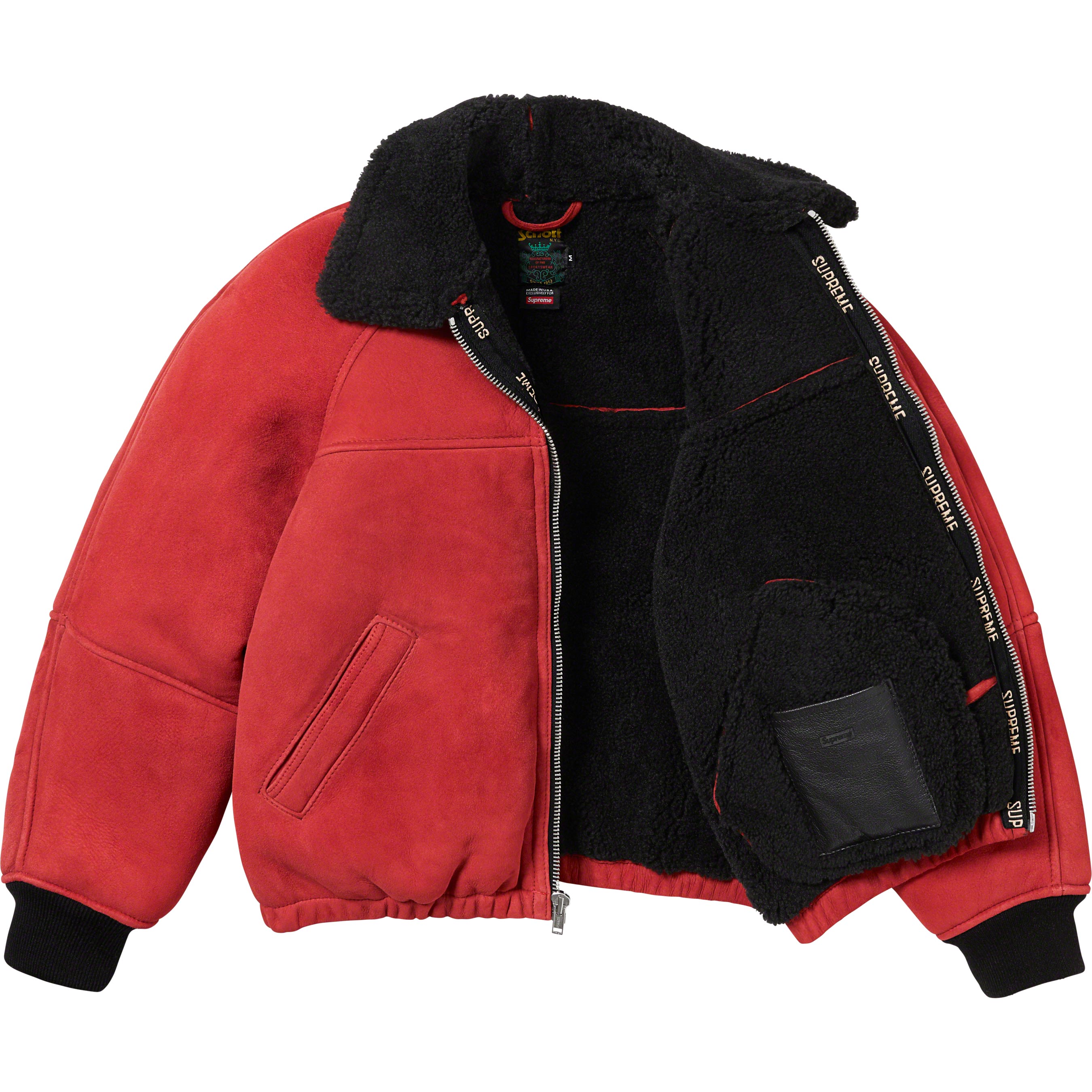 Supreme®/Schott® Shearling Bomber Jacket