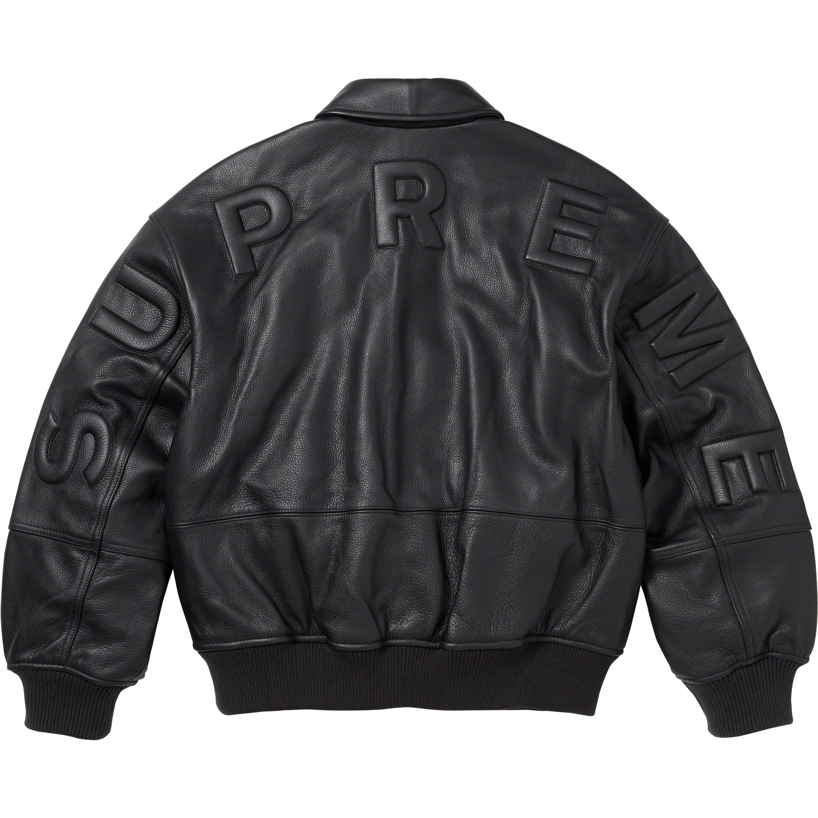GORE-TEX Infinium WINDSTOPPER® Leather Varsity Jacket