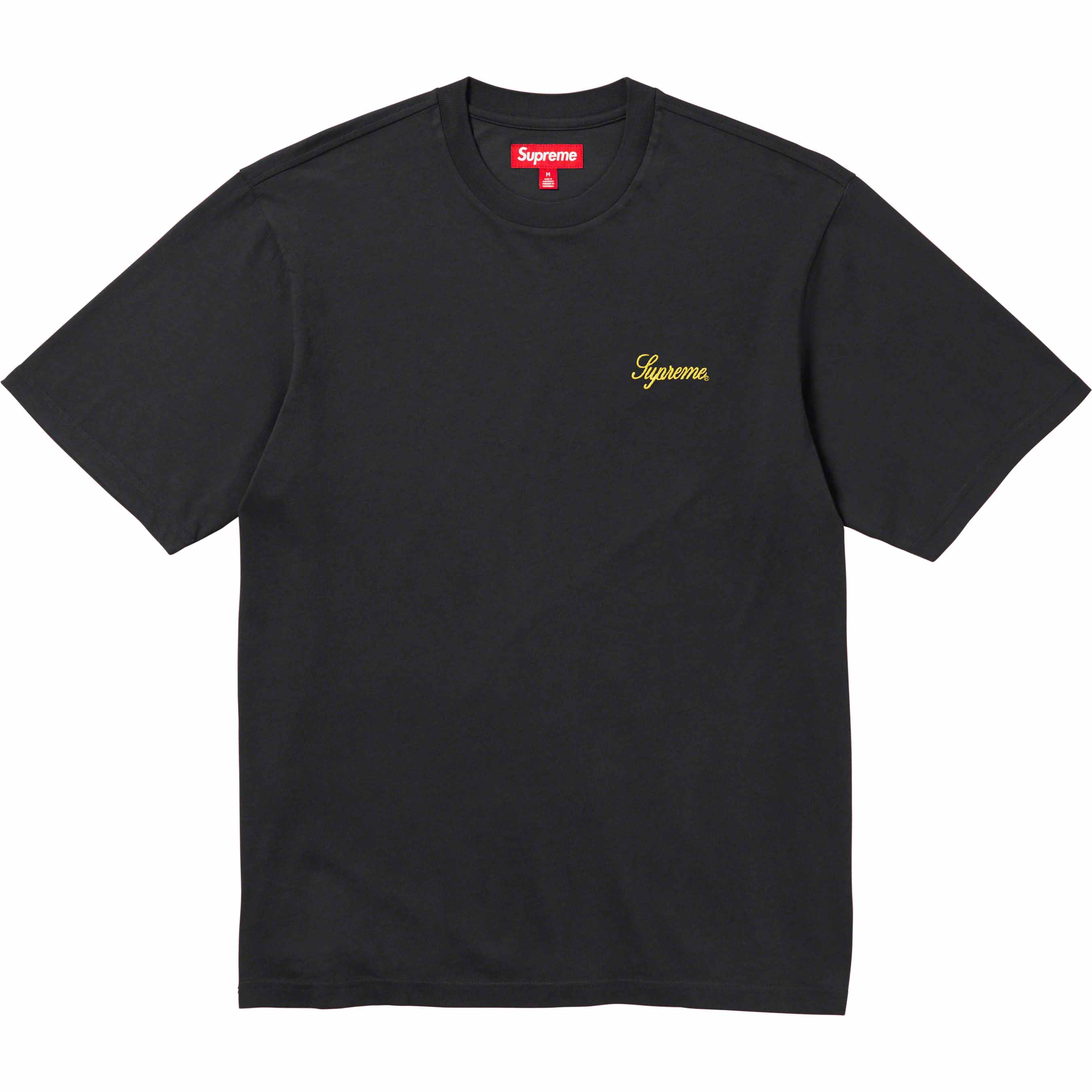 Washed Script S/S Top