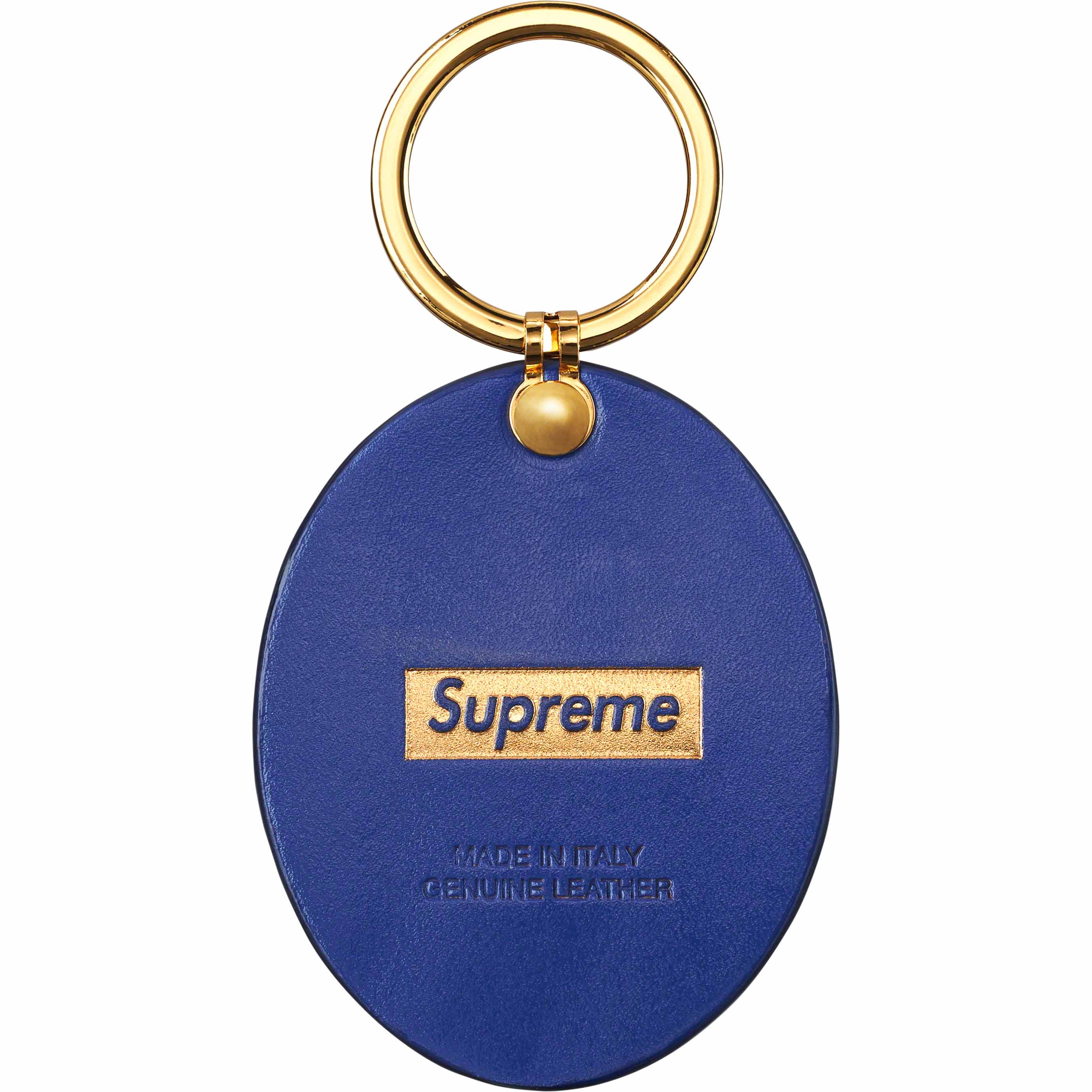 Guadalupe Leather Keychain