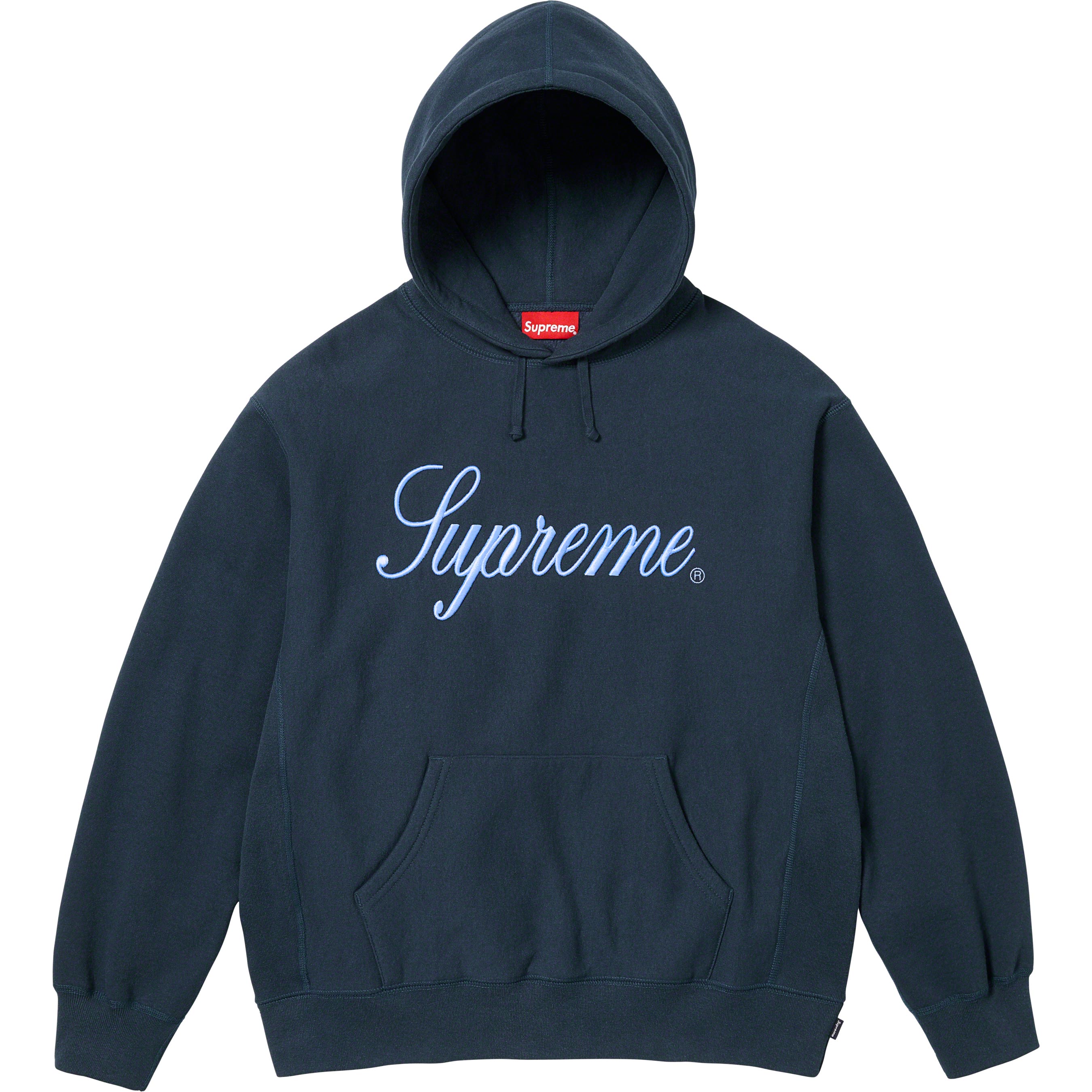 Raised Script Hooded Sweatshirt