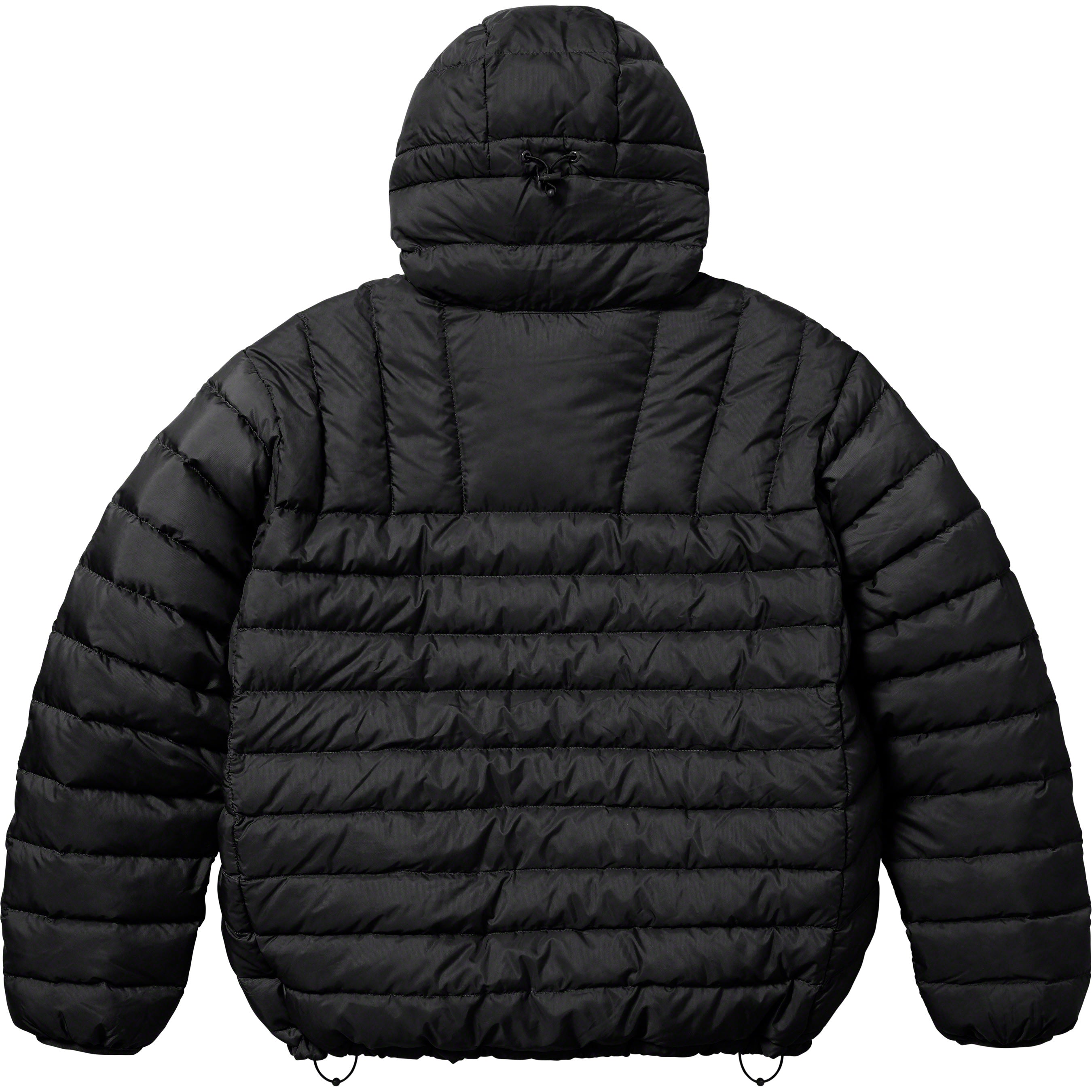 Micro Down Half Zip Hooded Pullover
