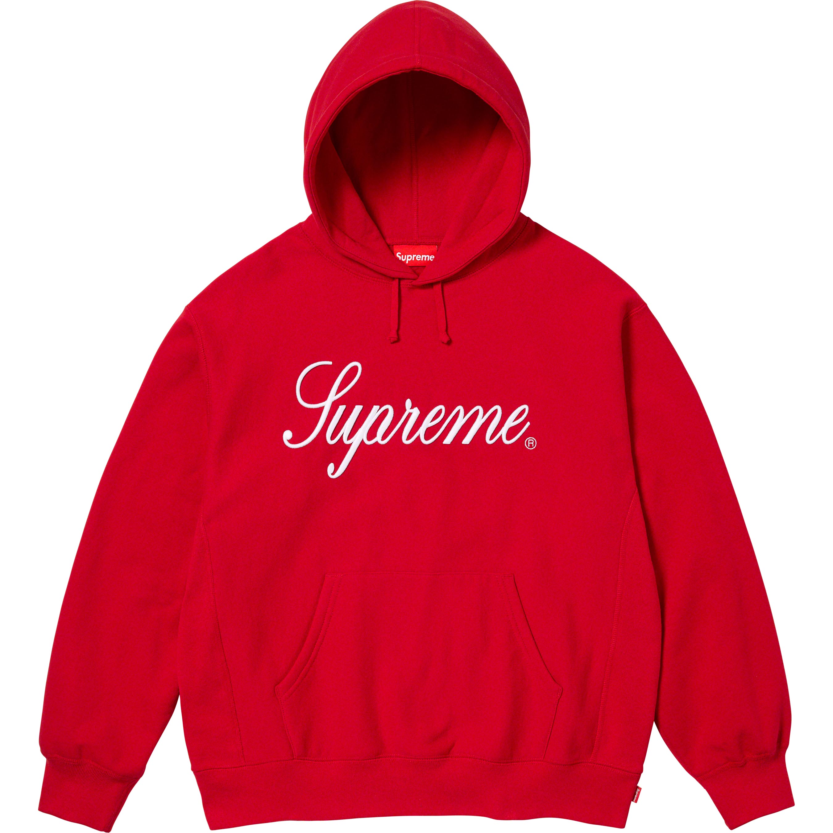 Raised Script Hooded Sweatshirt
