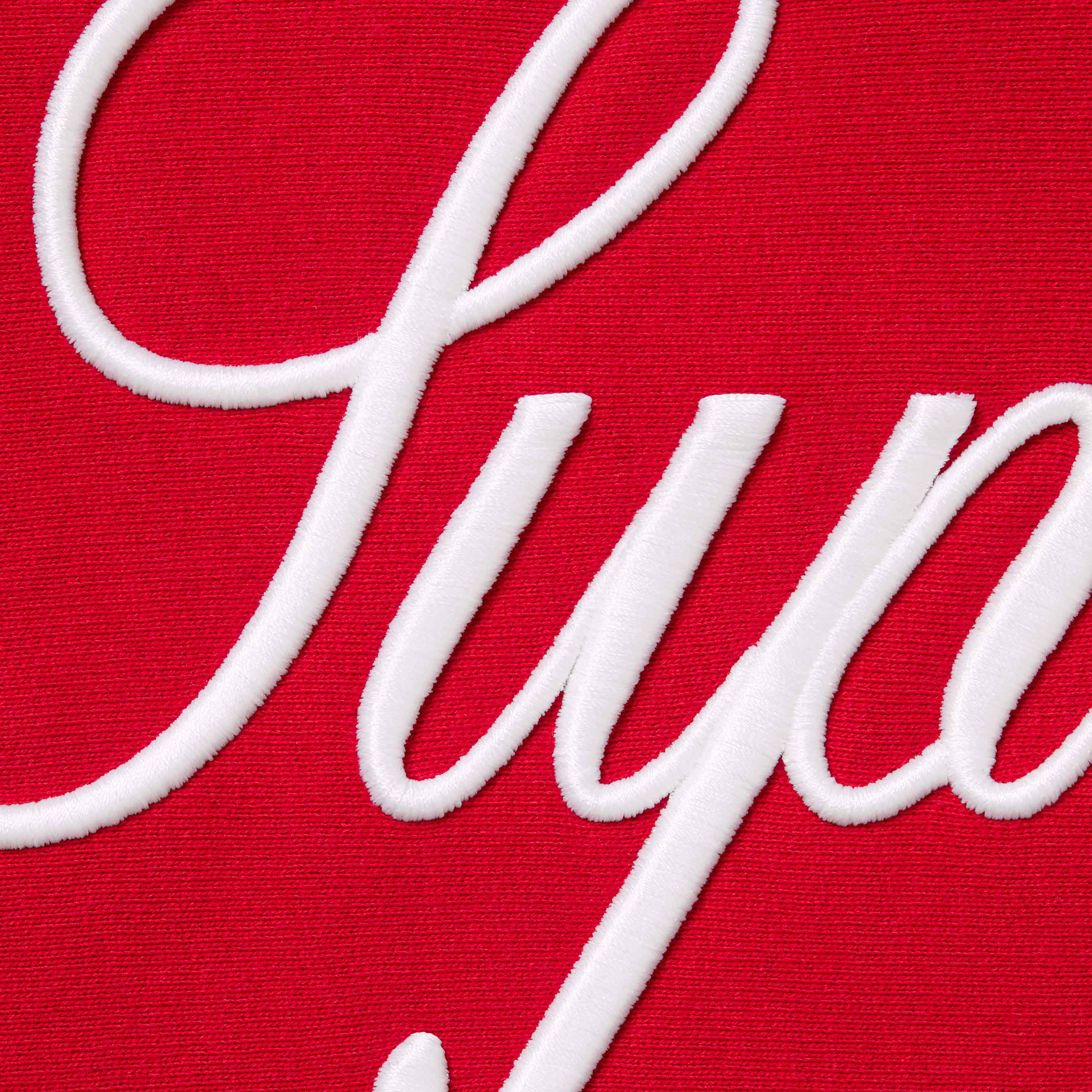 Raised Script Hooded Sweatshirt