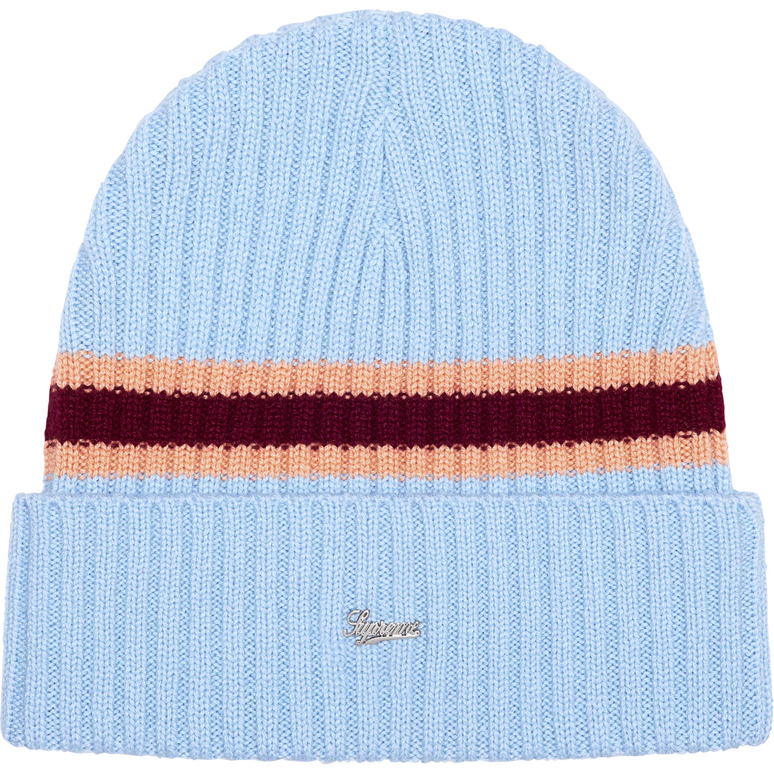 Striped Cashmere Beanie